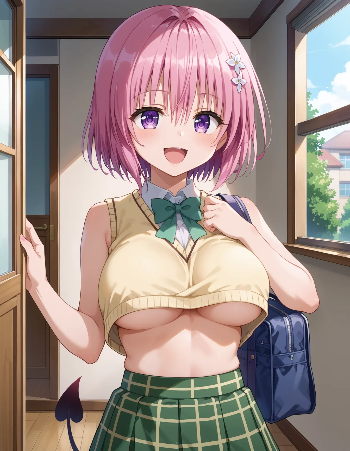 ToLOVEるに登場するモモ・ベリア・デビルークちゃんのエッチなAI画像458枚！(3ページ目)の14枚目の画像です。