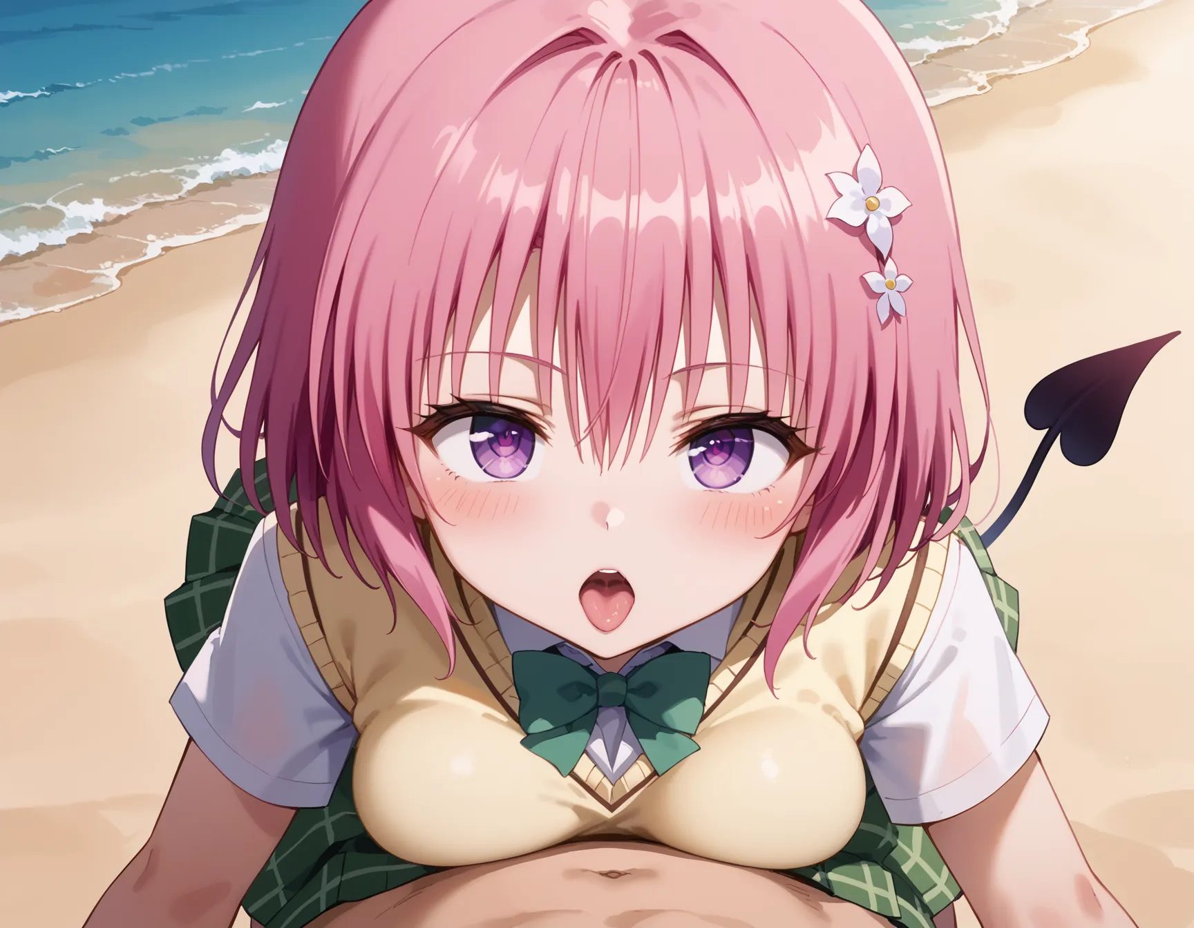 ToLOVEるに登場するモモ・ベリア・デビルークちゃんのエッチなAI画像458枚！(3ページ目)の16枚目の画像です。