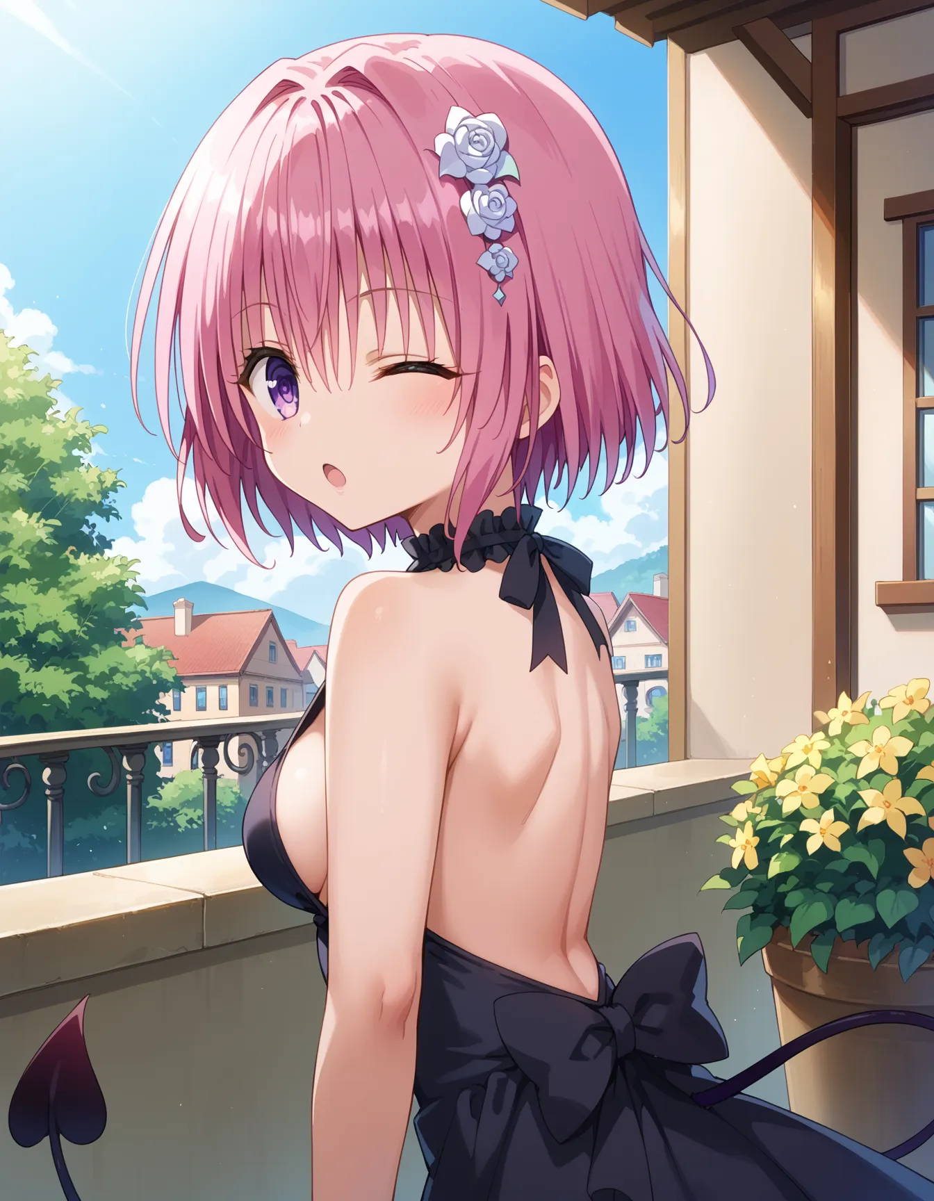 ToLOVEるに登場するモモ・ベリア・デビルークちゃんのエッチなAI画像458枚！(4ページ目)の33枚目の画像です。