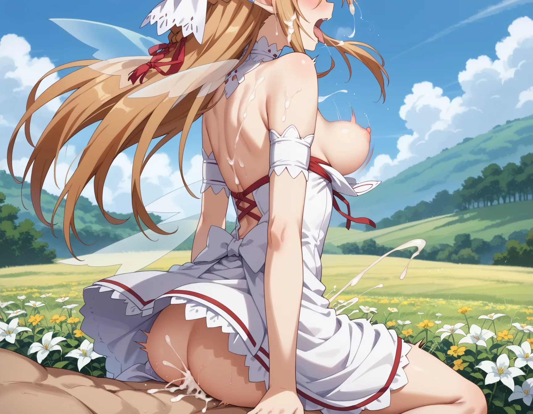 ソードアート・オンラインに登場する結城明日奈ちゃんのエロいAI画像500枚！(7ページ目)の36枚目の画像です。