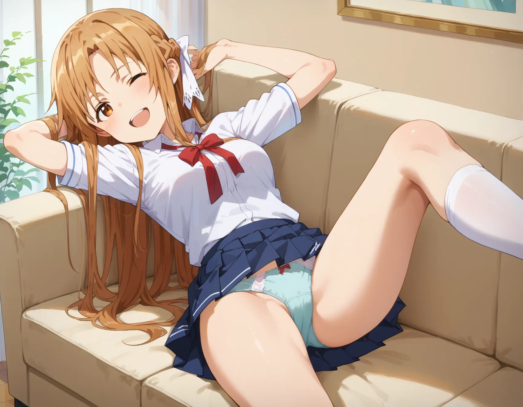 ソードアート・オンラインに登場する結城明日奈ちゃんのエロいAI画像500枚！の31枚目の画像です。