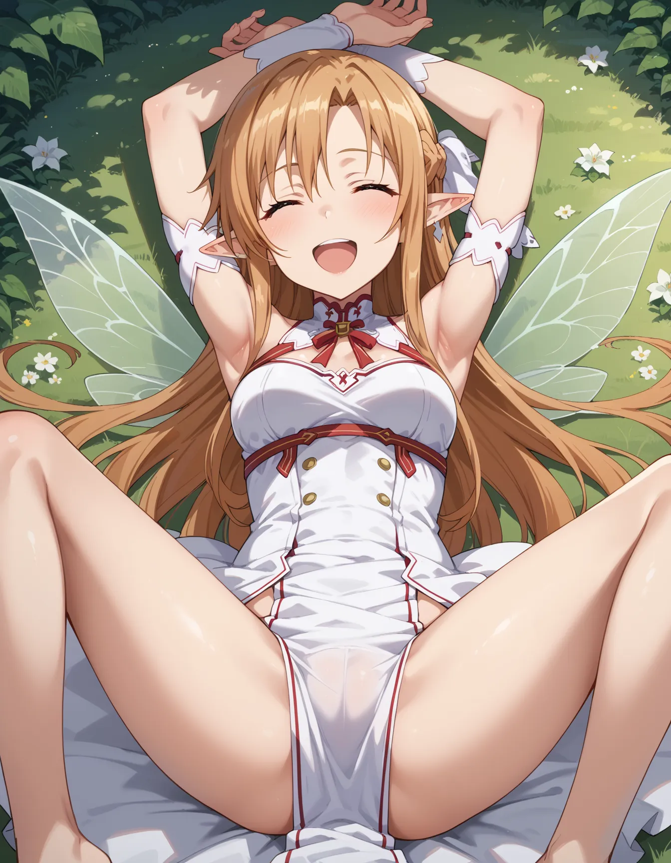 ソードアート・オンラインに登場する結城明日奈ちゃんのエロいAI画像500枚！の12枚目の画像です。
