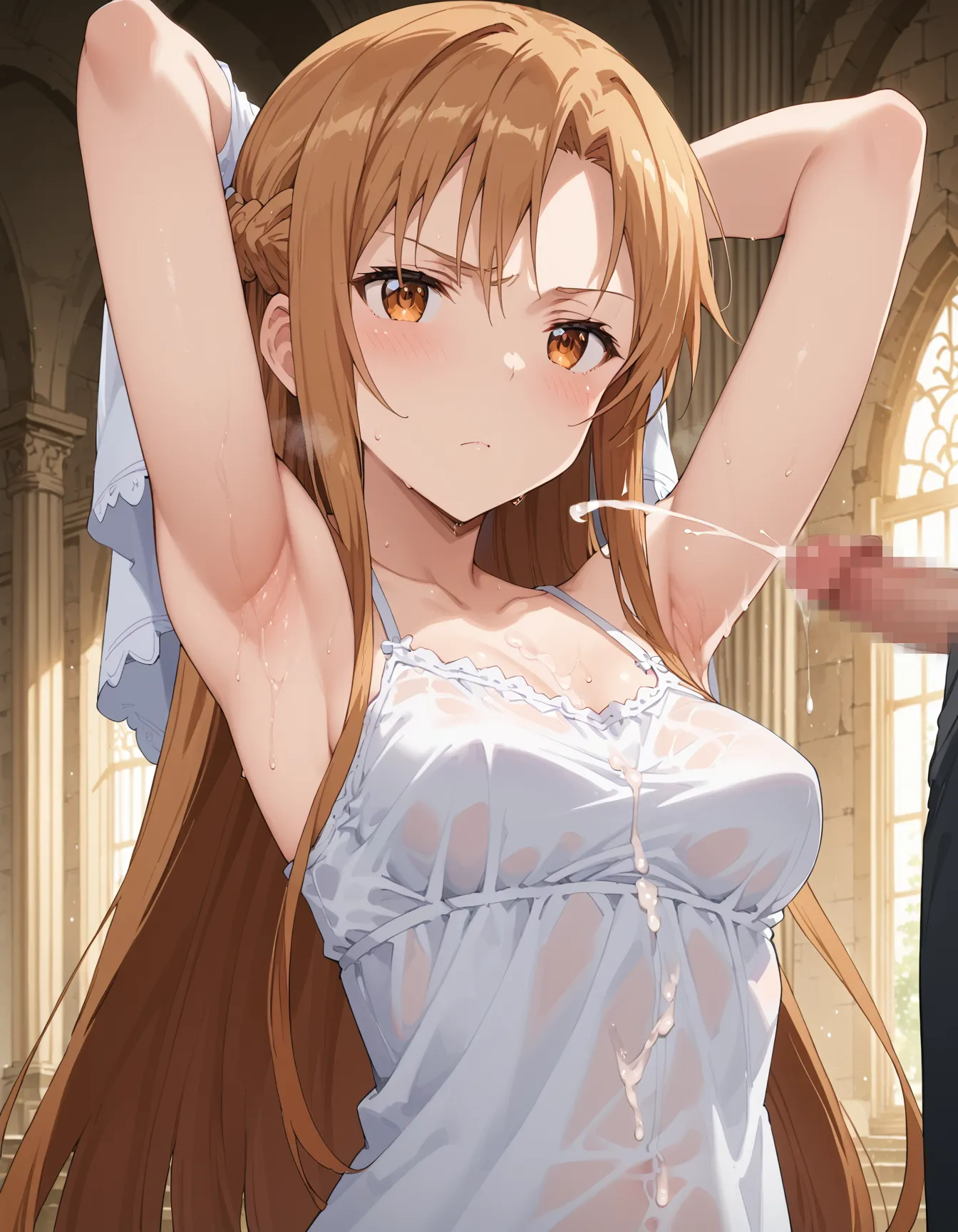 ソードアート・オンラインに登場する結城明日奈ちゃんのエロいAI画像500枚！(3ページ目)の40枚目の画像です。