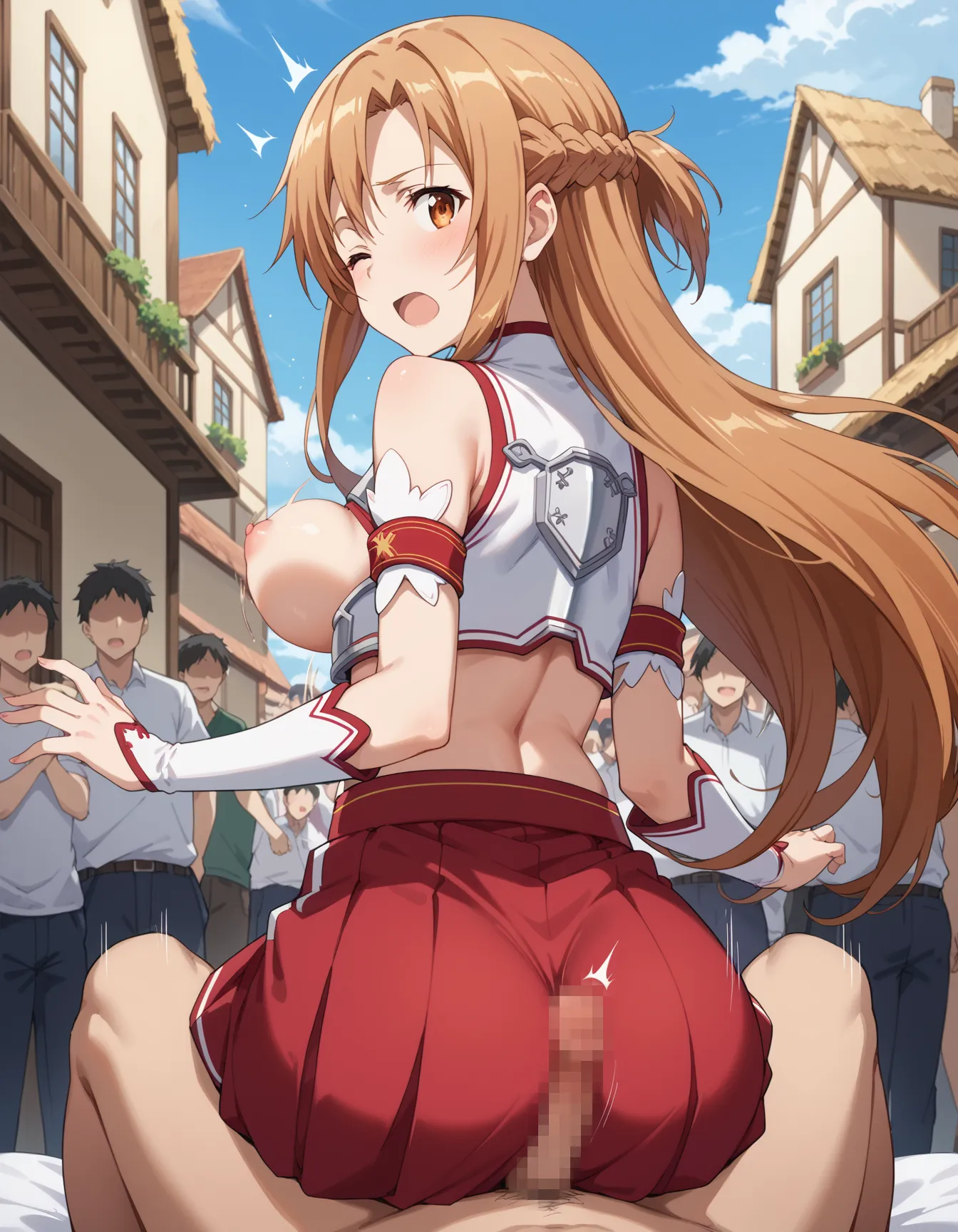 ソードアート・オンラインに登場する結城明日奈ちゃんのエロいAI画像500枚！の16枚目の画像です。