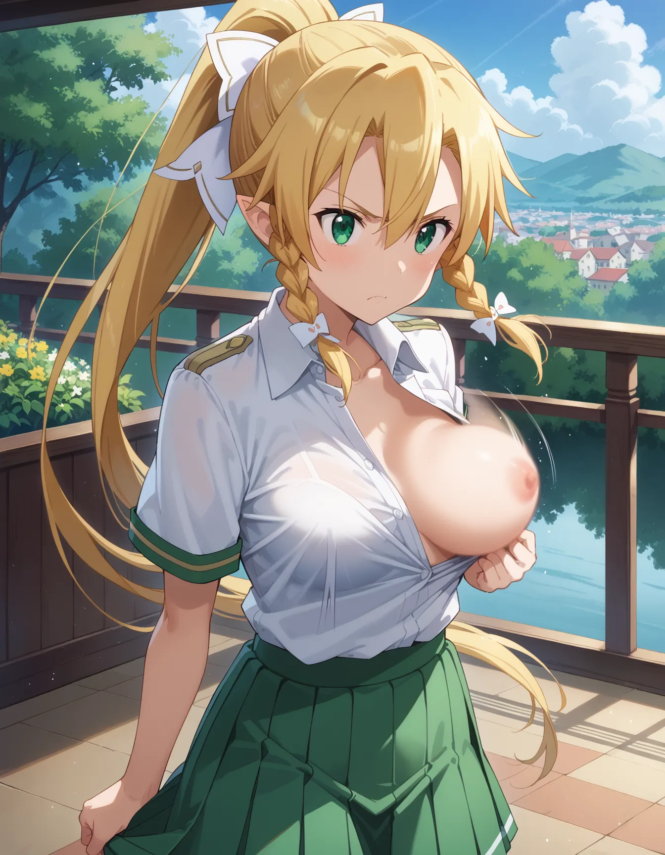 ソードアート・オンラインに登場するリーファちゃんのエロいAI画像432枚！の20枚目の画像です。