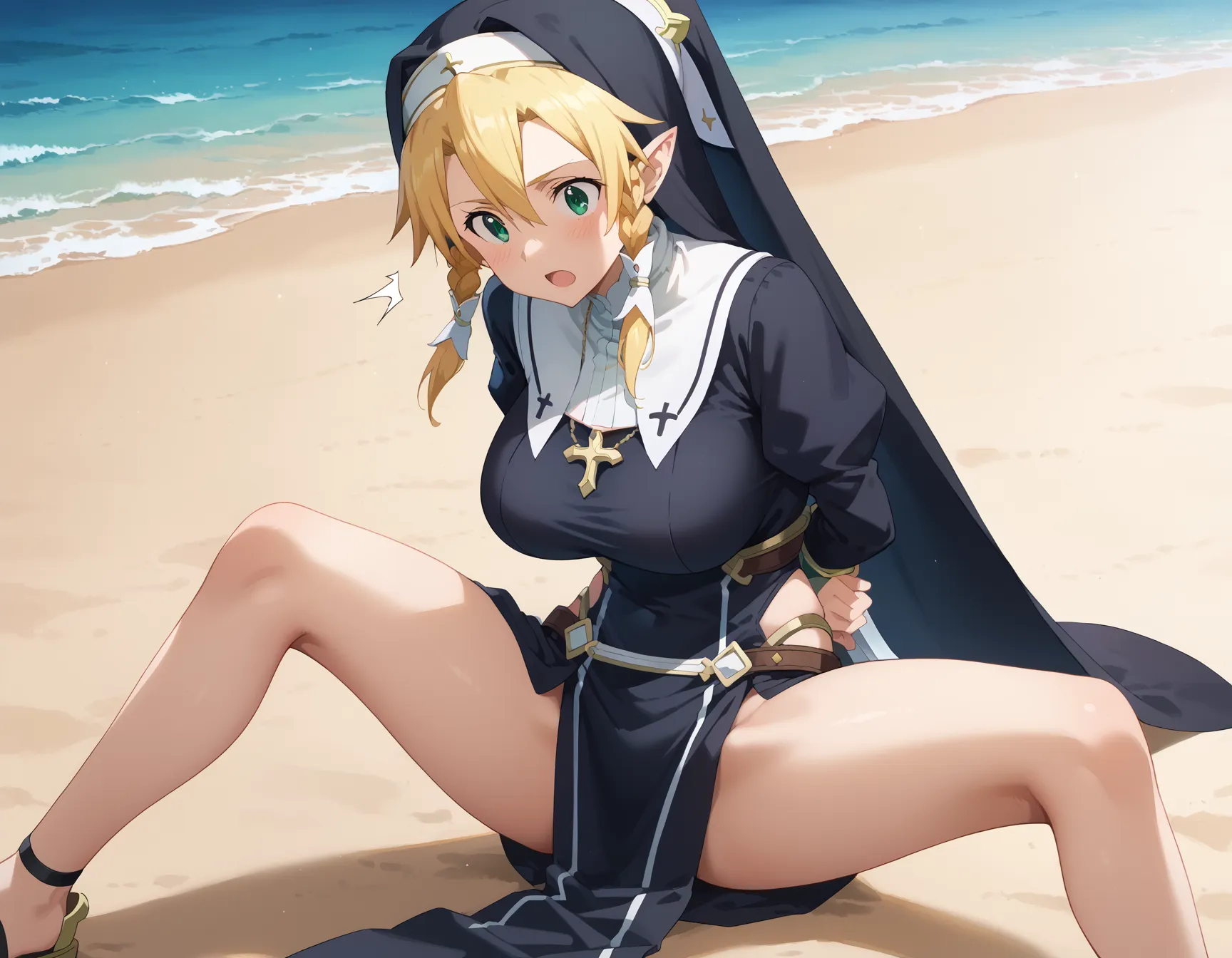 ソードアート・オンラインに登場するリーファちゃんのエロいAI画像432枚！(6ページ目)の22枚目の画像です。