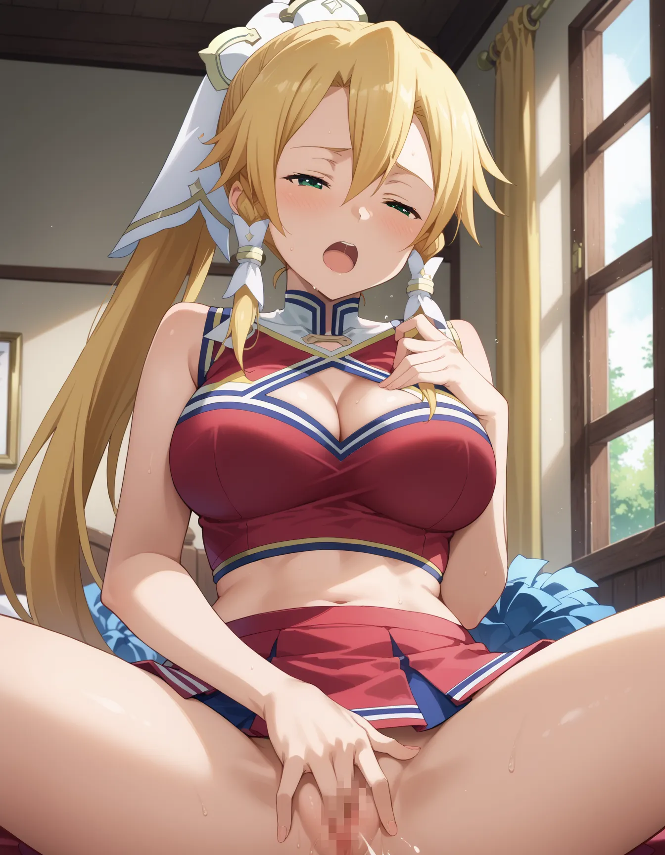 ソードアート・オンラインに登場するリーファちゃんのエロいAI画像432枚！(6ページ目)の23枚目の画像です。