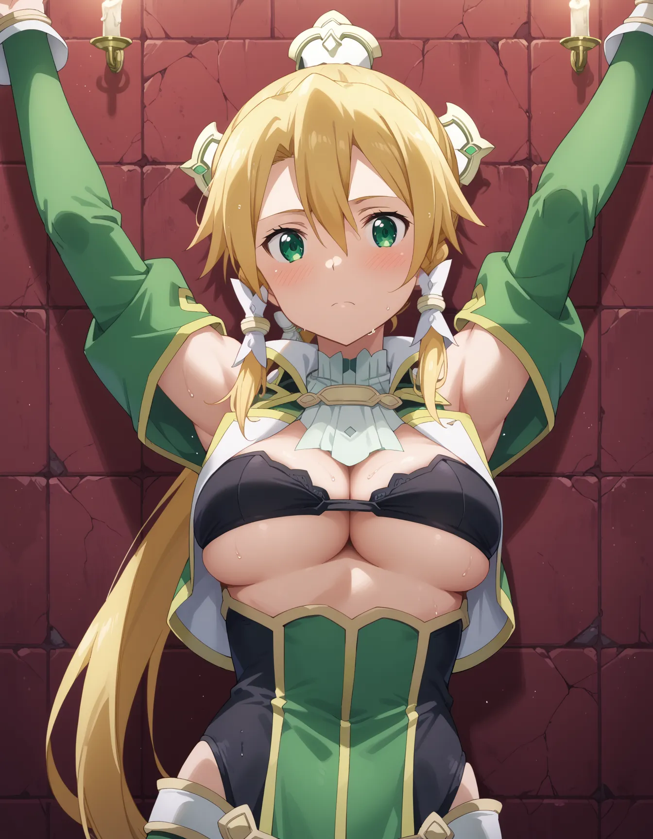 ソードアート・オンラインに登場するリーファちゃんのエロいAI画像432枚！(6ページ目)の35枚目の画像です。