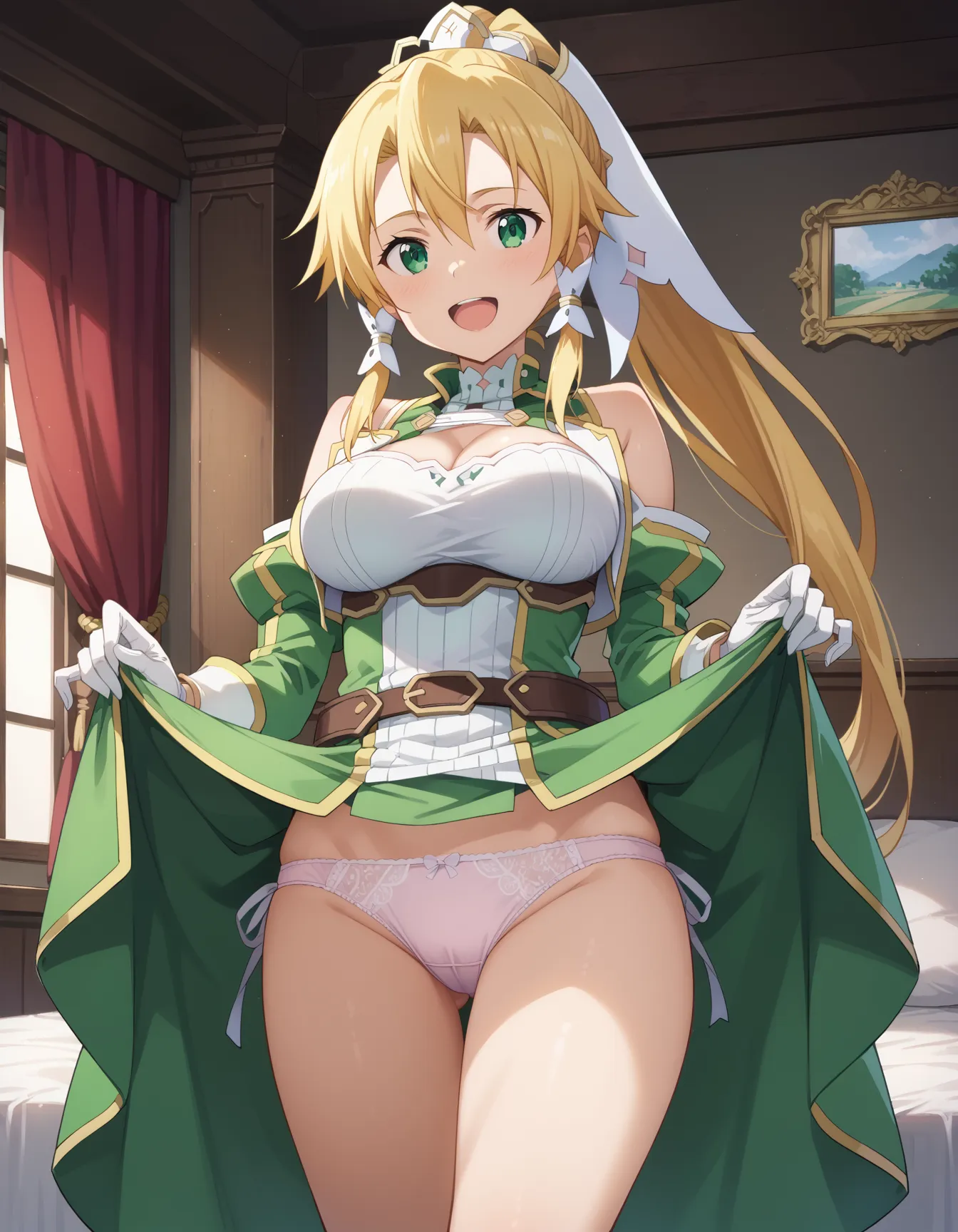ソードアート・オンラインに登場するリーファちゃんのエロいAI画像432枚！(7ページ目)の13枚目の画像です。