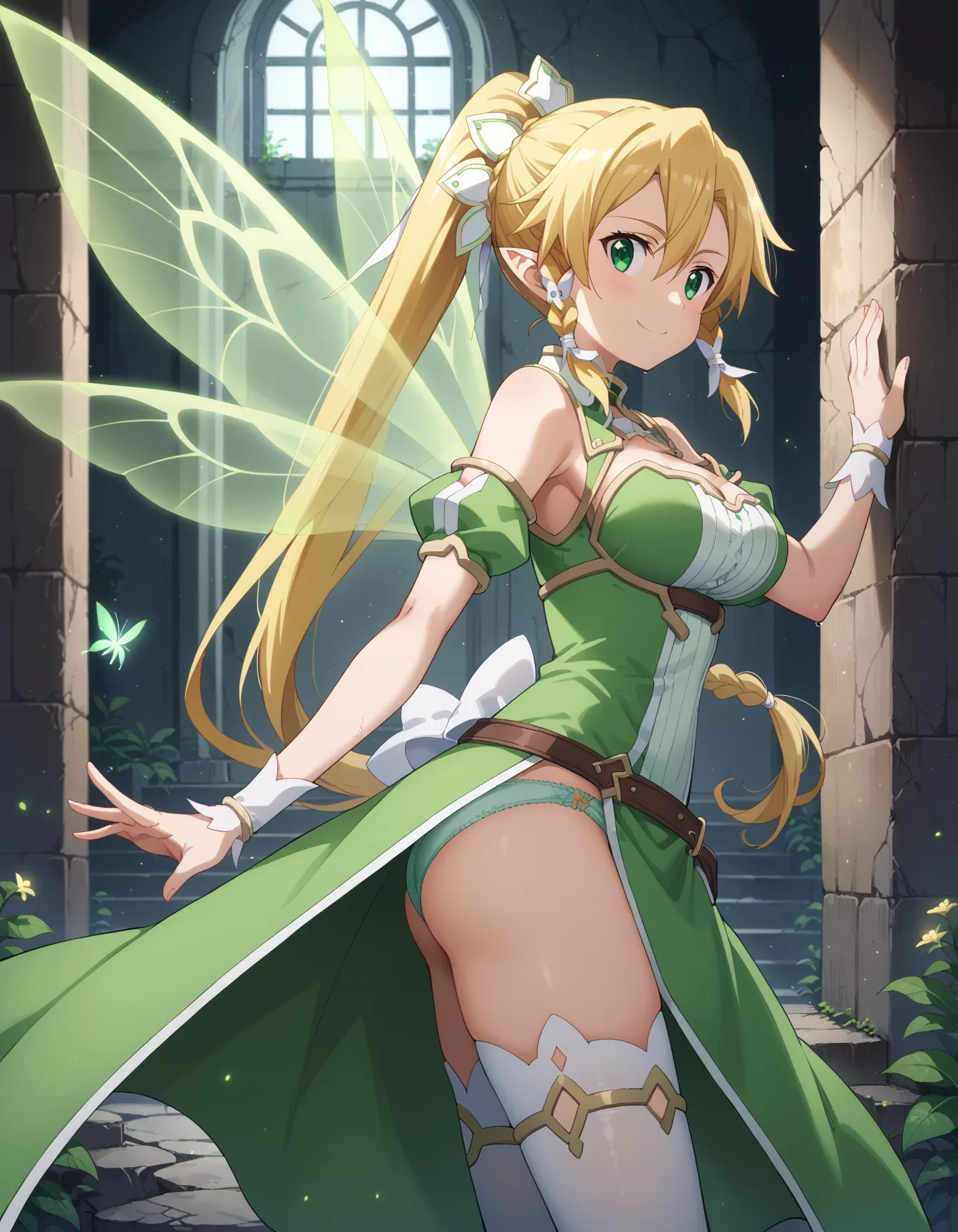 ソードアート・オンラインに登場するリーファちゃんのエロいAI画像432枚！(7ページ目)の22枚目の画像です。