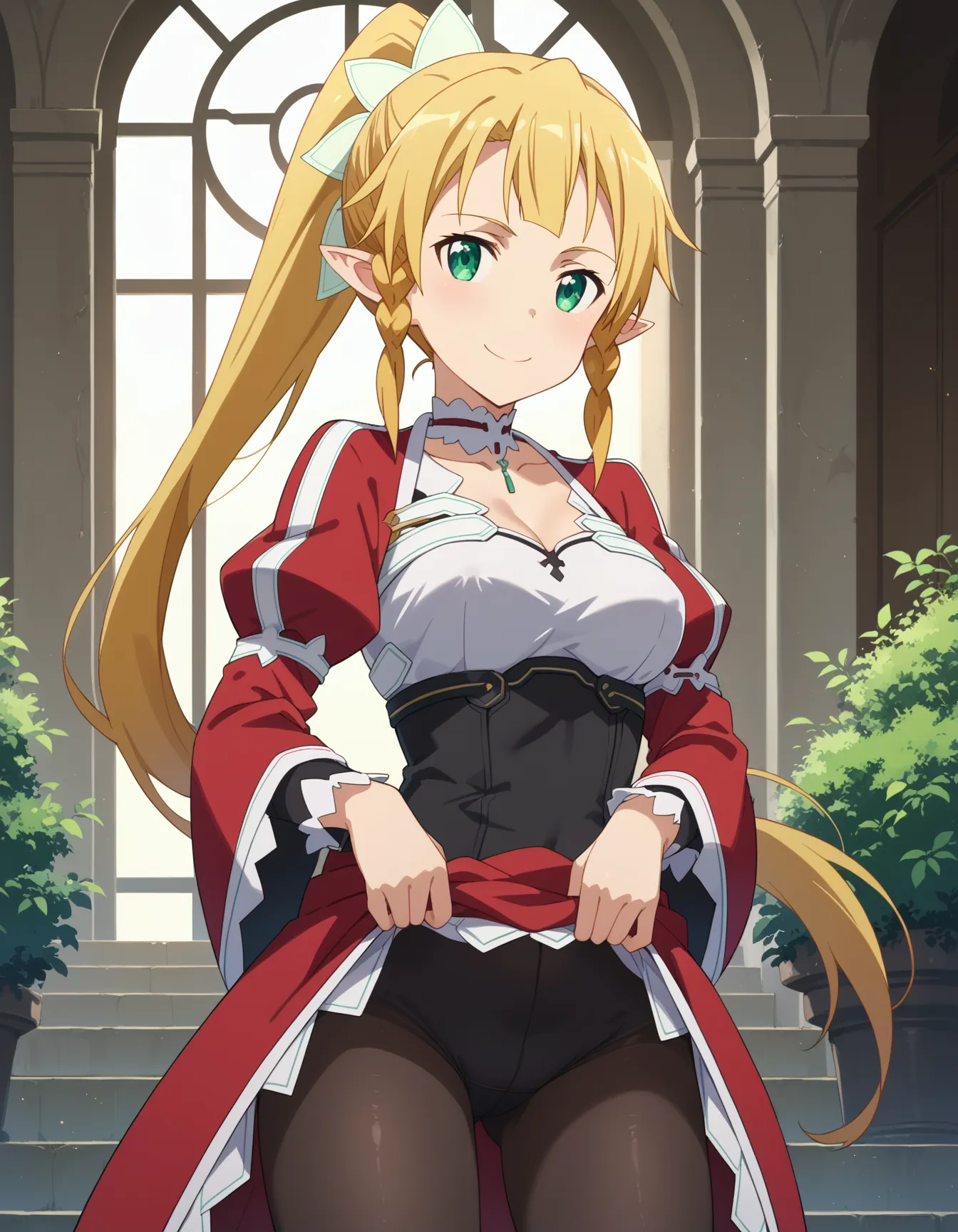 ソードアート・オンラインに登場するリーファちゃんのエロいAI画像432枚！(7ページ目)の31枚目の画像です。