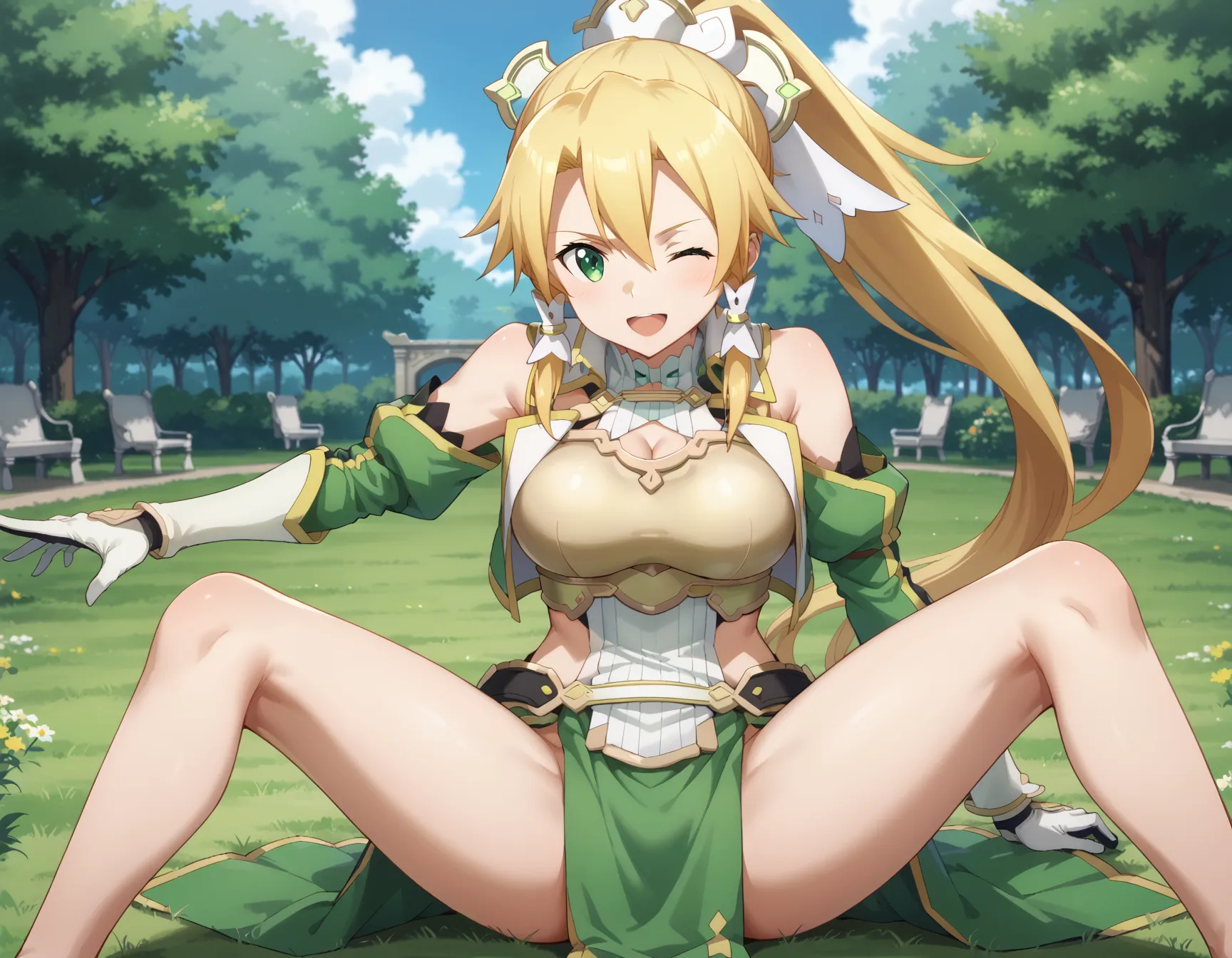ソードアート・オンラインに登場するリーファちゃんのエロいAI画像432枚！(8ページ目)の8枚目の画像です。
