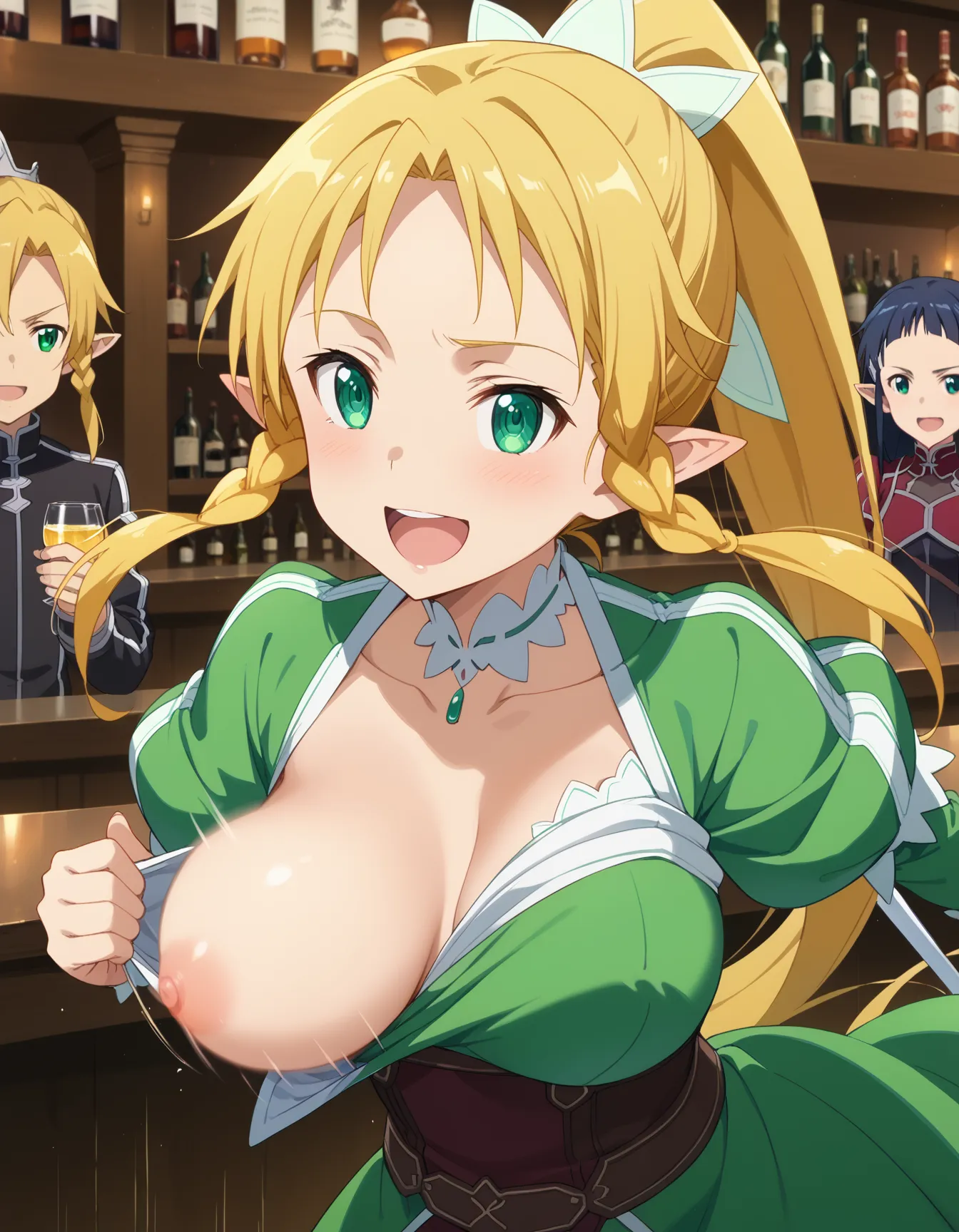 ソードアート・オンラインに登場するリーファちゃんのエロいAI画像432枚！(8ページ目)の12枚目の画像です。