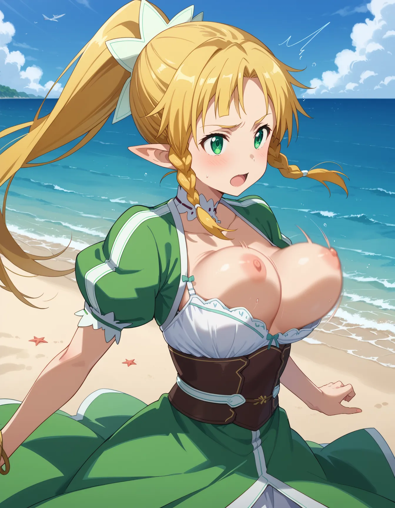 ソードアート・オンラインに登場するリーファちゃんのエロいAI画像432枚！(8ページ目)の27枚目の画像です。