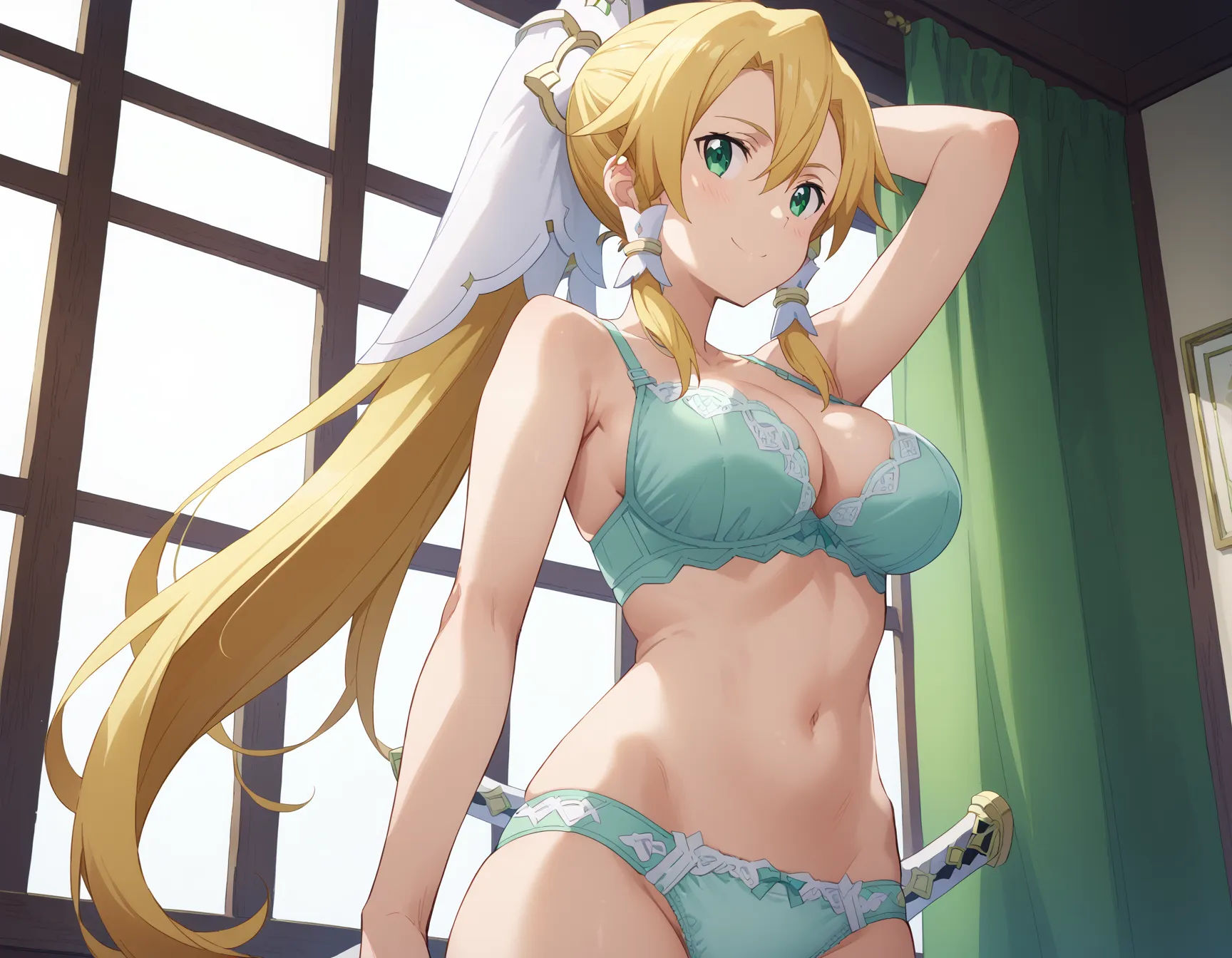 ソードアート・オンラインに登場するリーファちゃんのエロいAI画像432枚！(9ページ目)の9枚目の画像です。