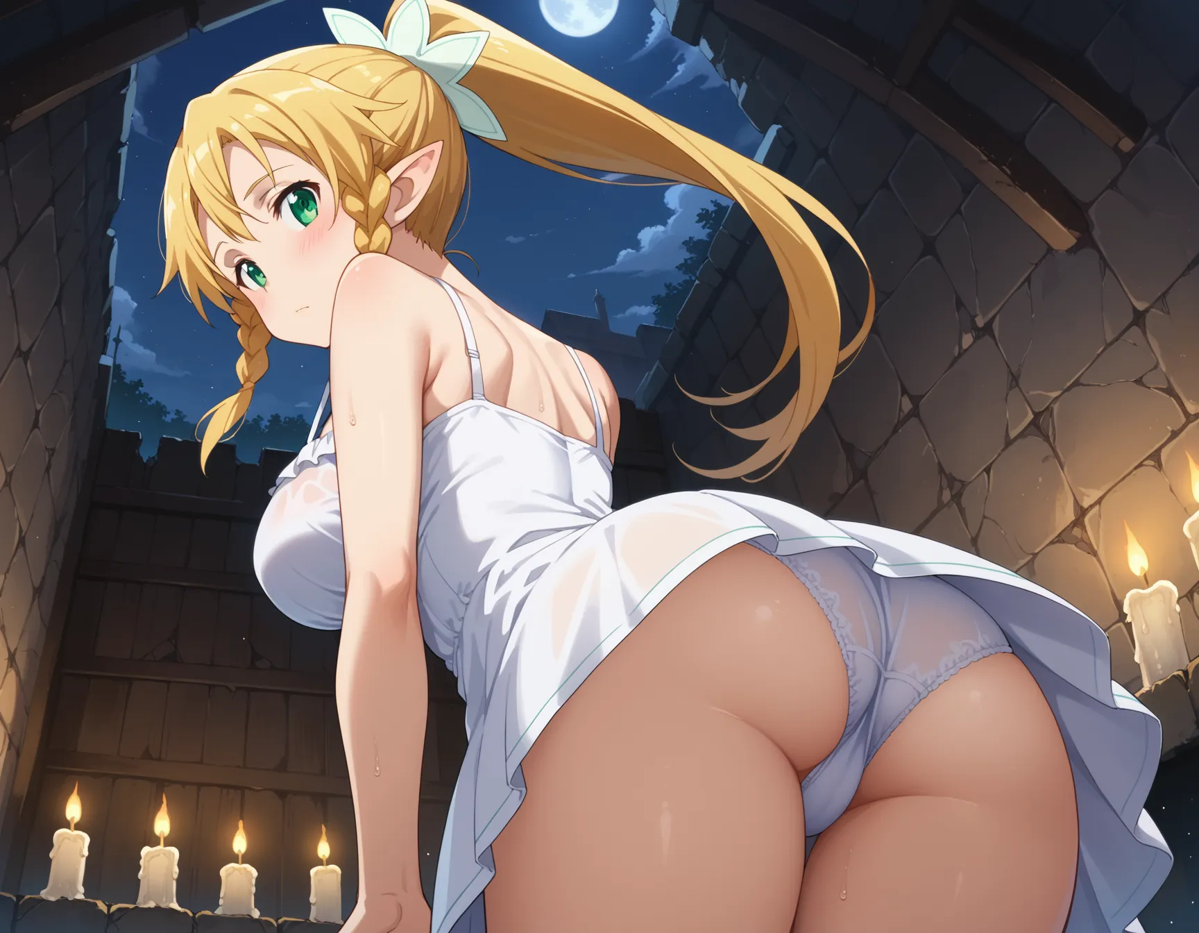 ソードアート・オンラインに登場するリーファちゃんのエロいAI画像432枚！(9ページ目)の16枚目の画像です。