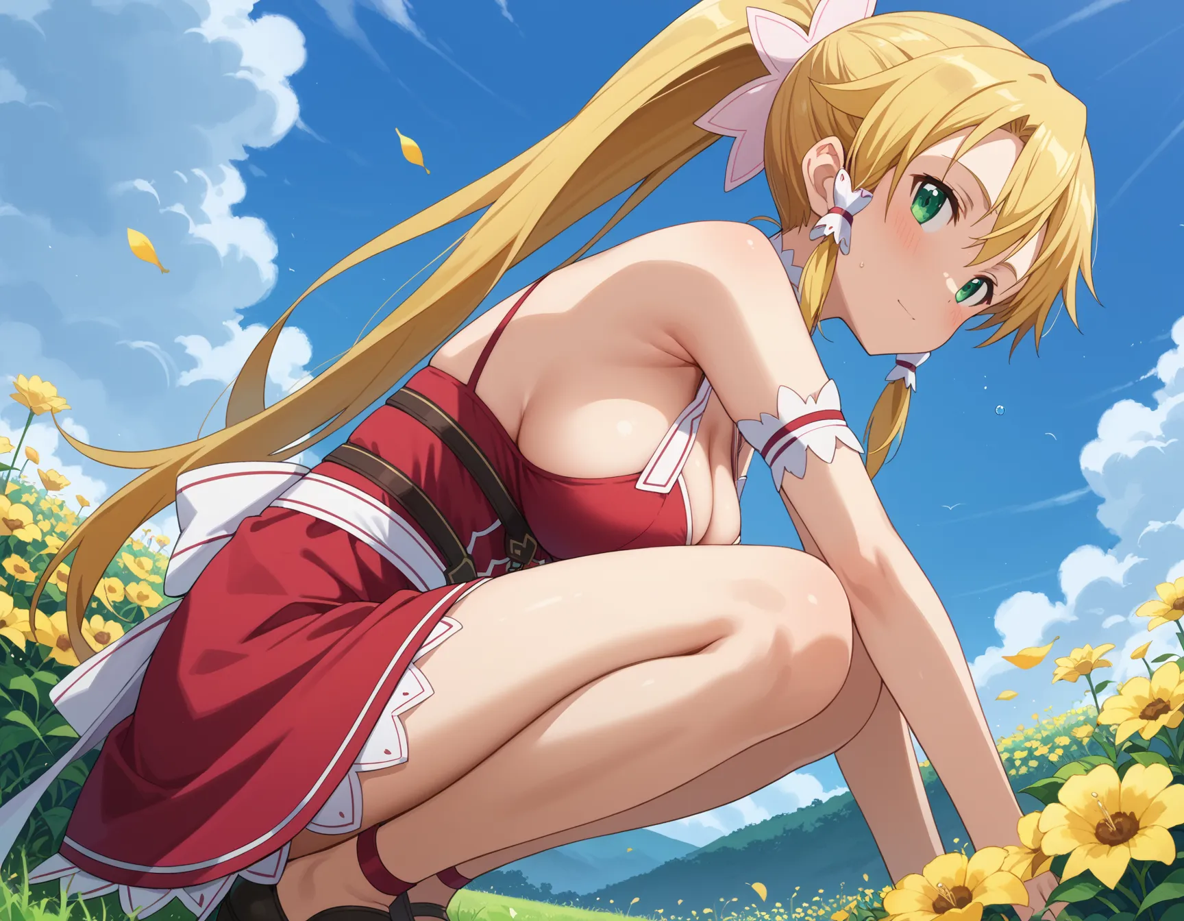 ソードアート・オンラインに登場するリーファちゃんのエロいAI画像432枚！(9ページ目)の17枚目の画像です。