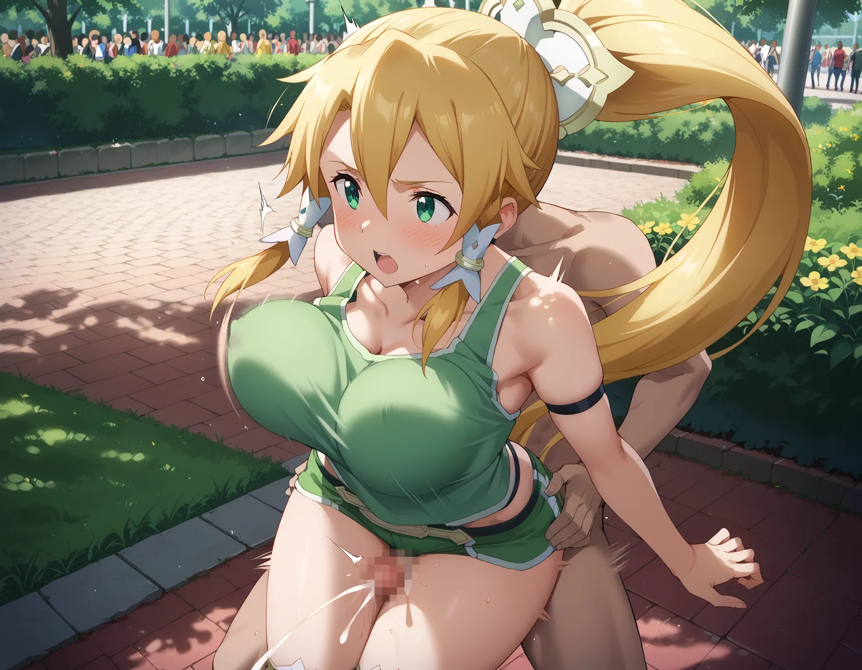 ソードアート・オンラインに登場するリーファちゃんのエロいAI画像432枚！(9ページ目)の34枚目の画像です。