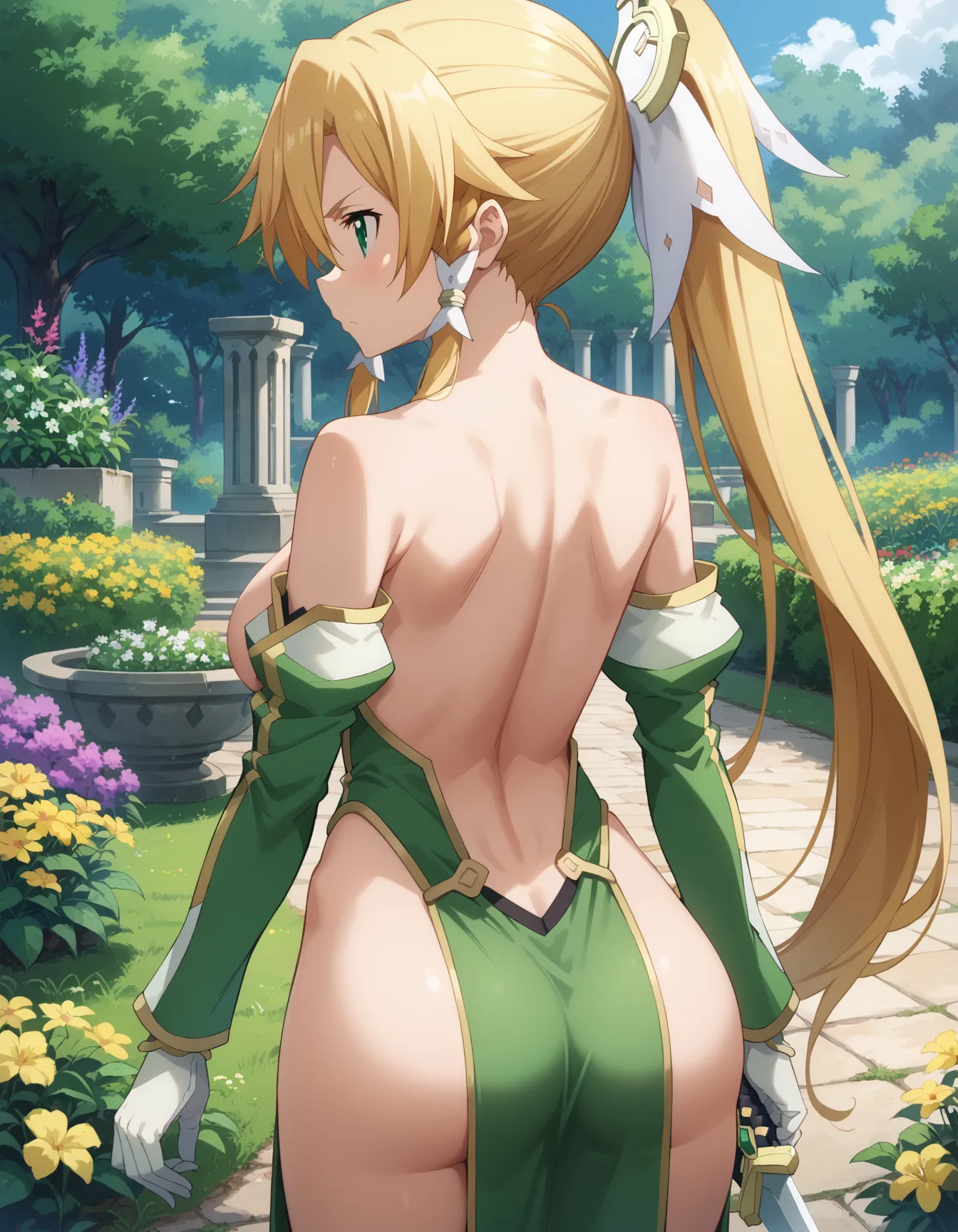 ソードアート・オンラインに登場するリーファちゃんのエロいAI画像432枚！(9ページ目)の36枚目の画像です。