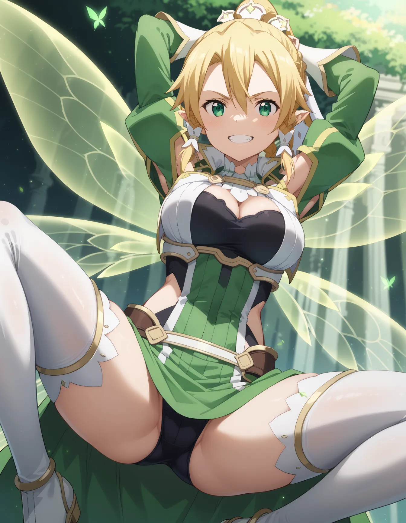 ソードアート・オンラインに登場するリーファちゃんのエロいAI画像432枚！(9ページ目)の38枚目の画像です。
