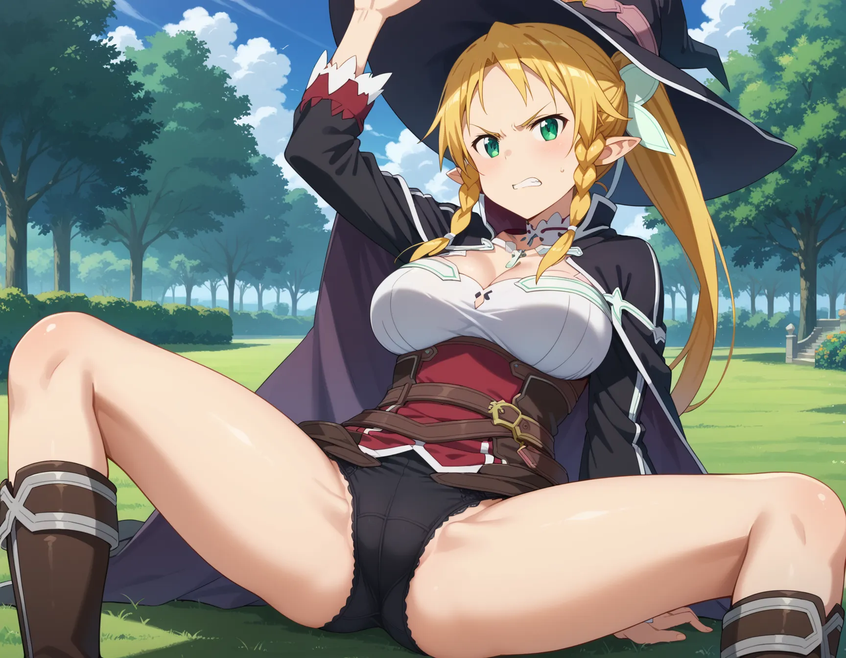 ソードアート・オンラインに登場するリーファちゃんのエロいAI画像432枚！(10ページ目)の5枚目の画像です。
