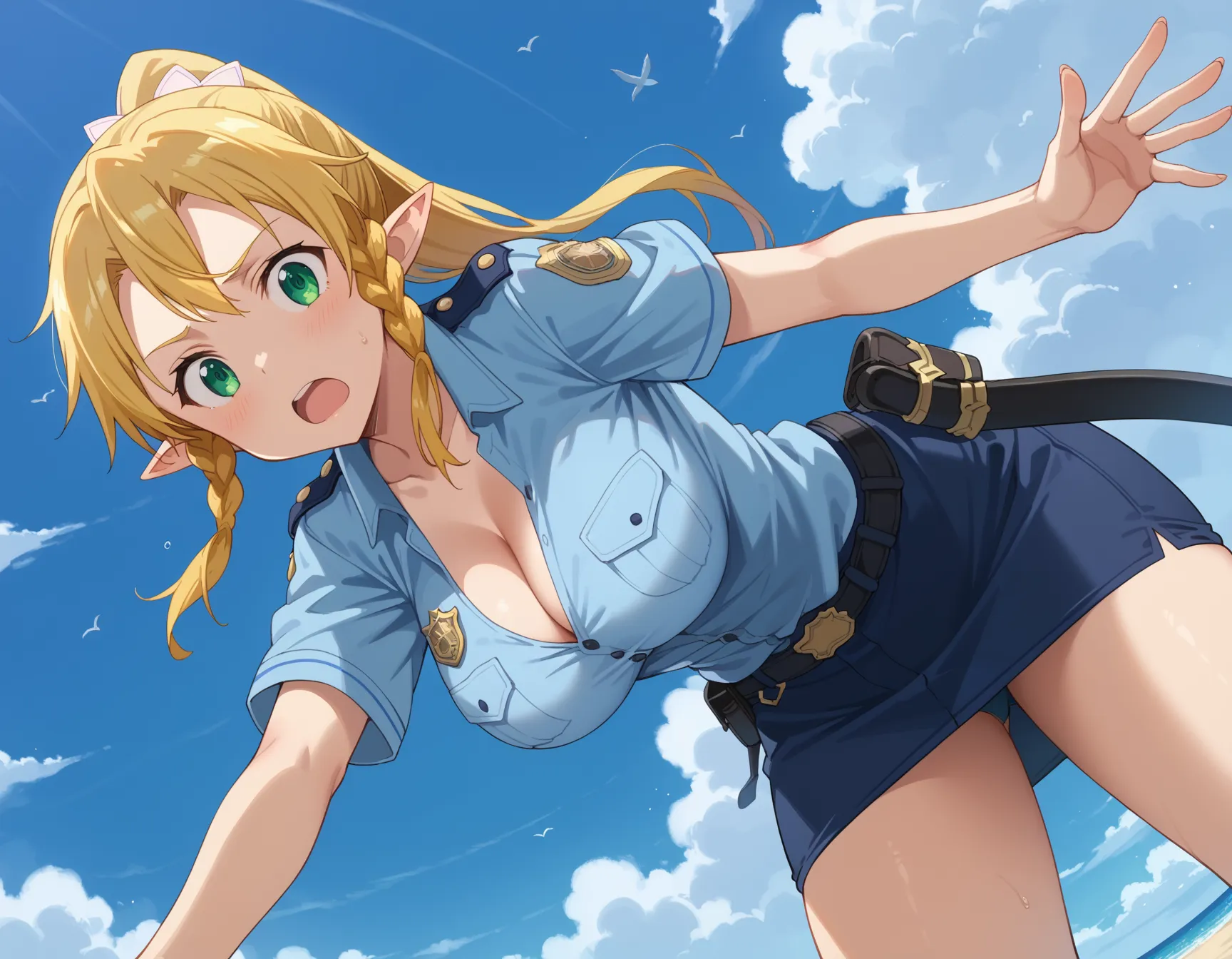 ソードアート・オンラインに登場するリーファちゃんのエロいAI画像432枚！(10ページ目)の27枚目の画像です。