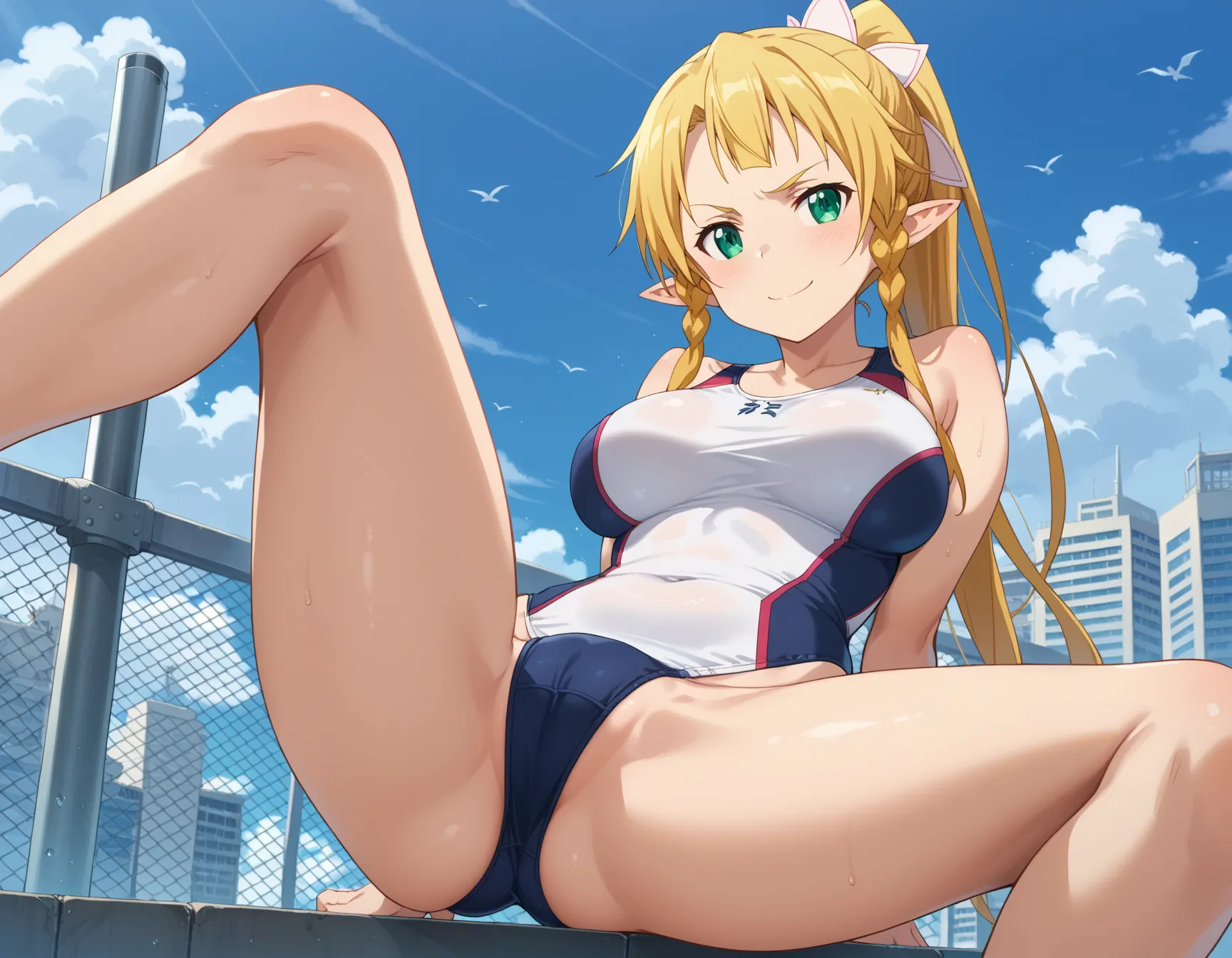 ソードアート・オンラインに登場するリーファちゃんのエロいAI画像432枚！(10ページ目)の37枚目の画像です。