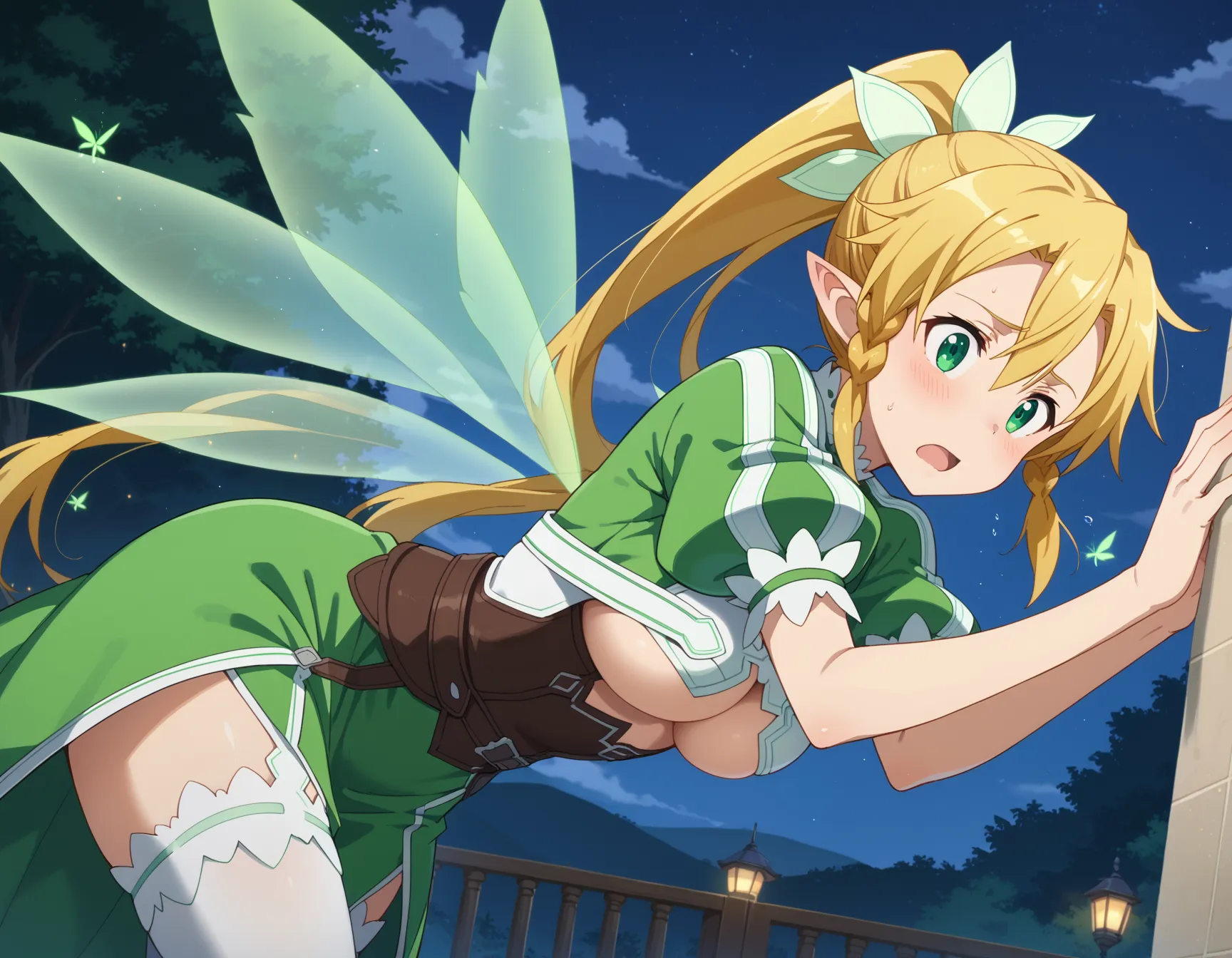ソードアート・オンラインに登場するリーファちゃんのエロいAI画像432枚！(11ページ目)の20枚目の画像です。