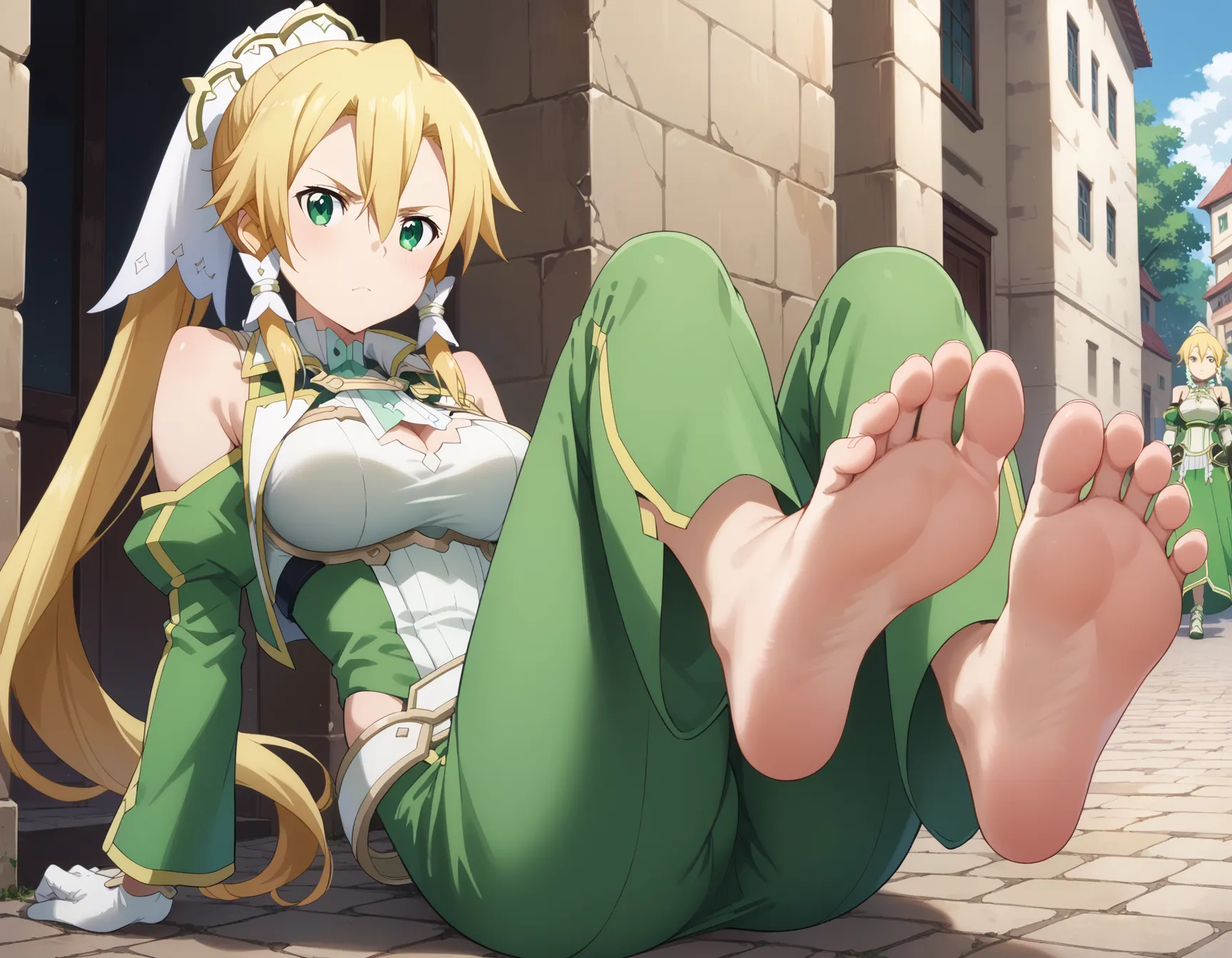 ソードアート・オンラインに登場するリーファちゃんのエロいAI画像432枚！(11ページ目)の24枚目の画像です。