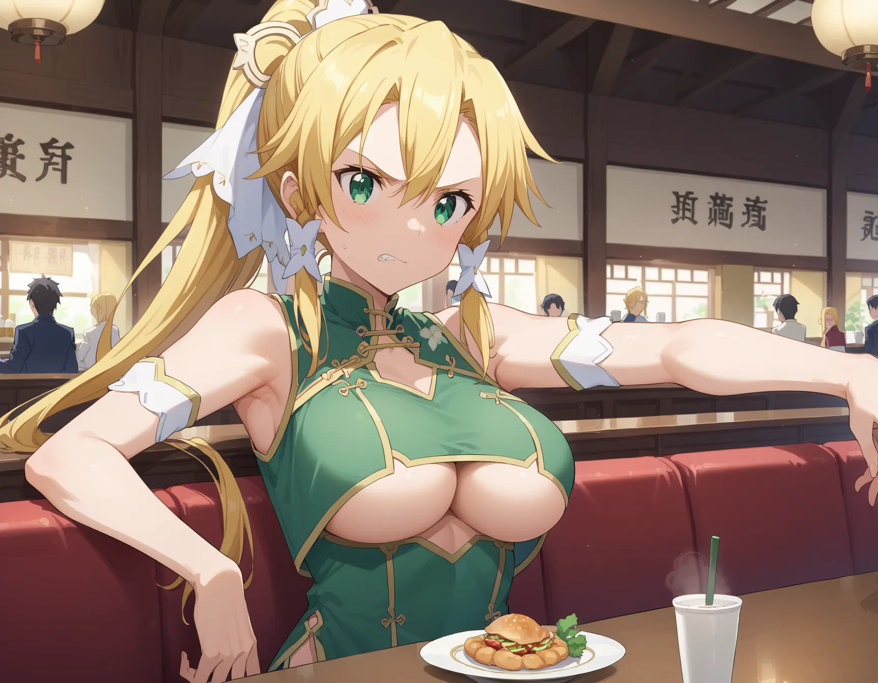ソードアート・オンラインに登場するリーファちゃんのエロいAI画像432枚！(11ページ目)の32枚目の画像です。