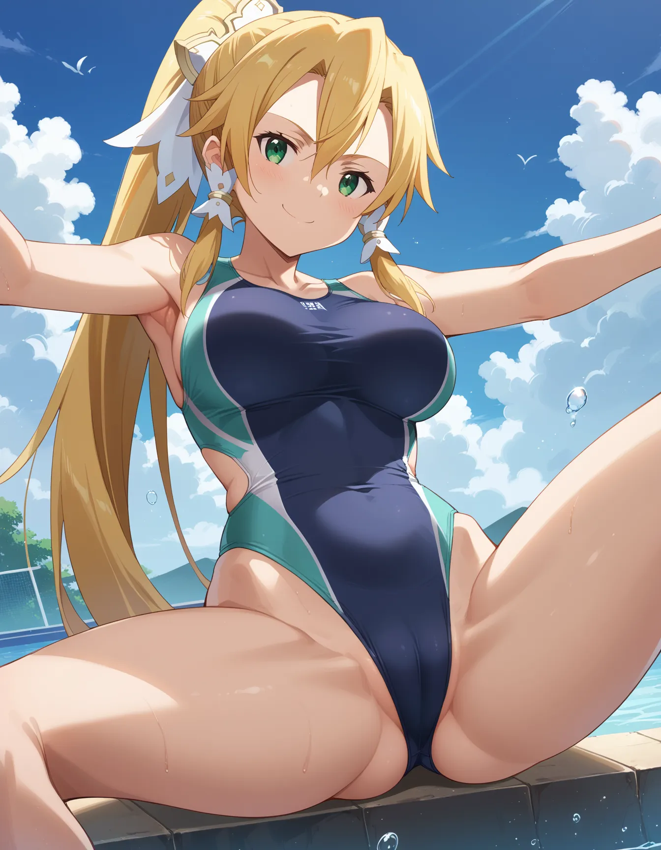 ソードアート・オンラインに登場するリーファちゃんのエロいAI画像432枚！の6枚目の画像です。