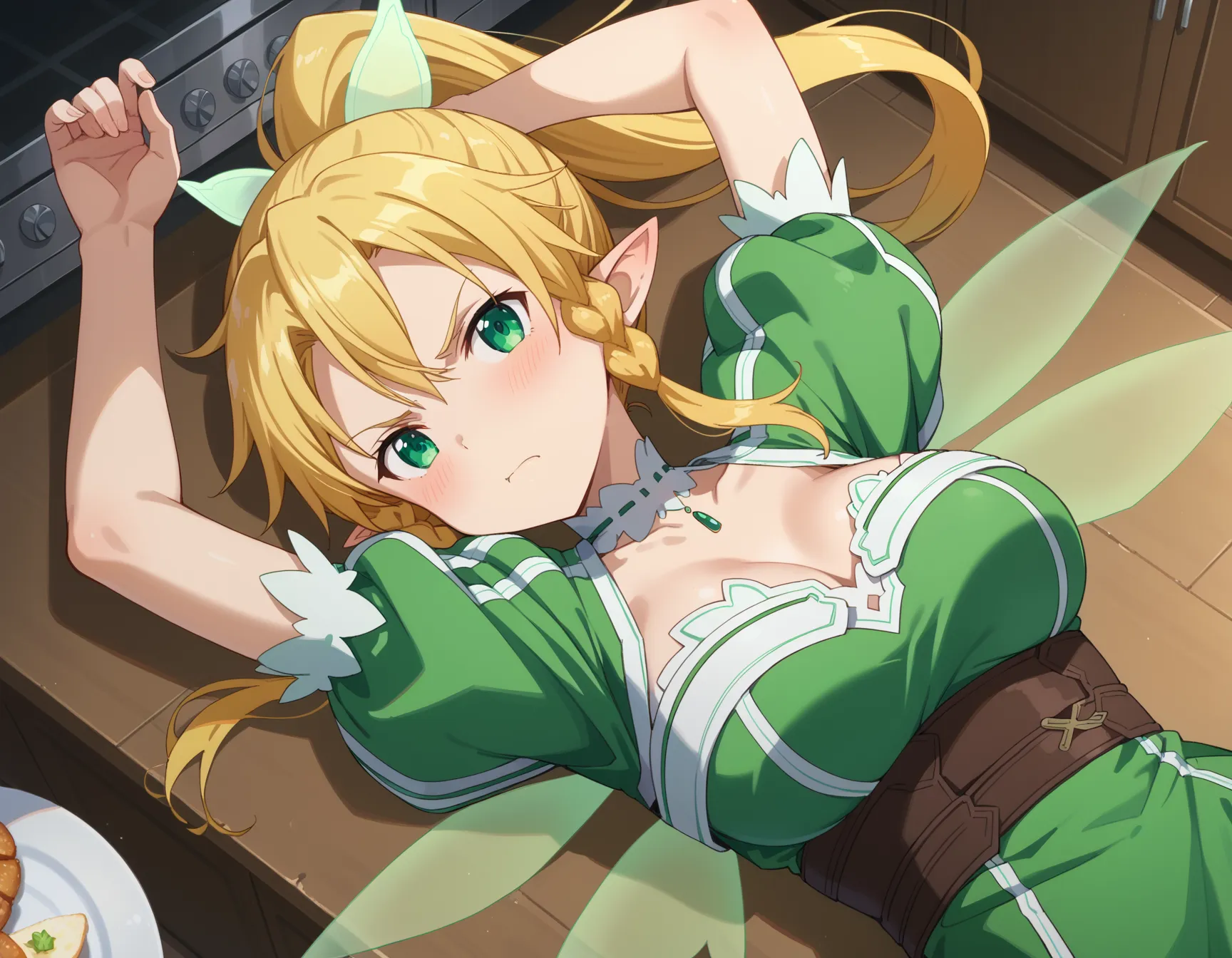 ソードアート・オンラインに登場するリーファちゃんのエロいAI画像432枚！の10枚目の画像です。