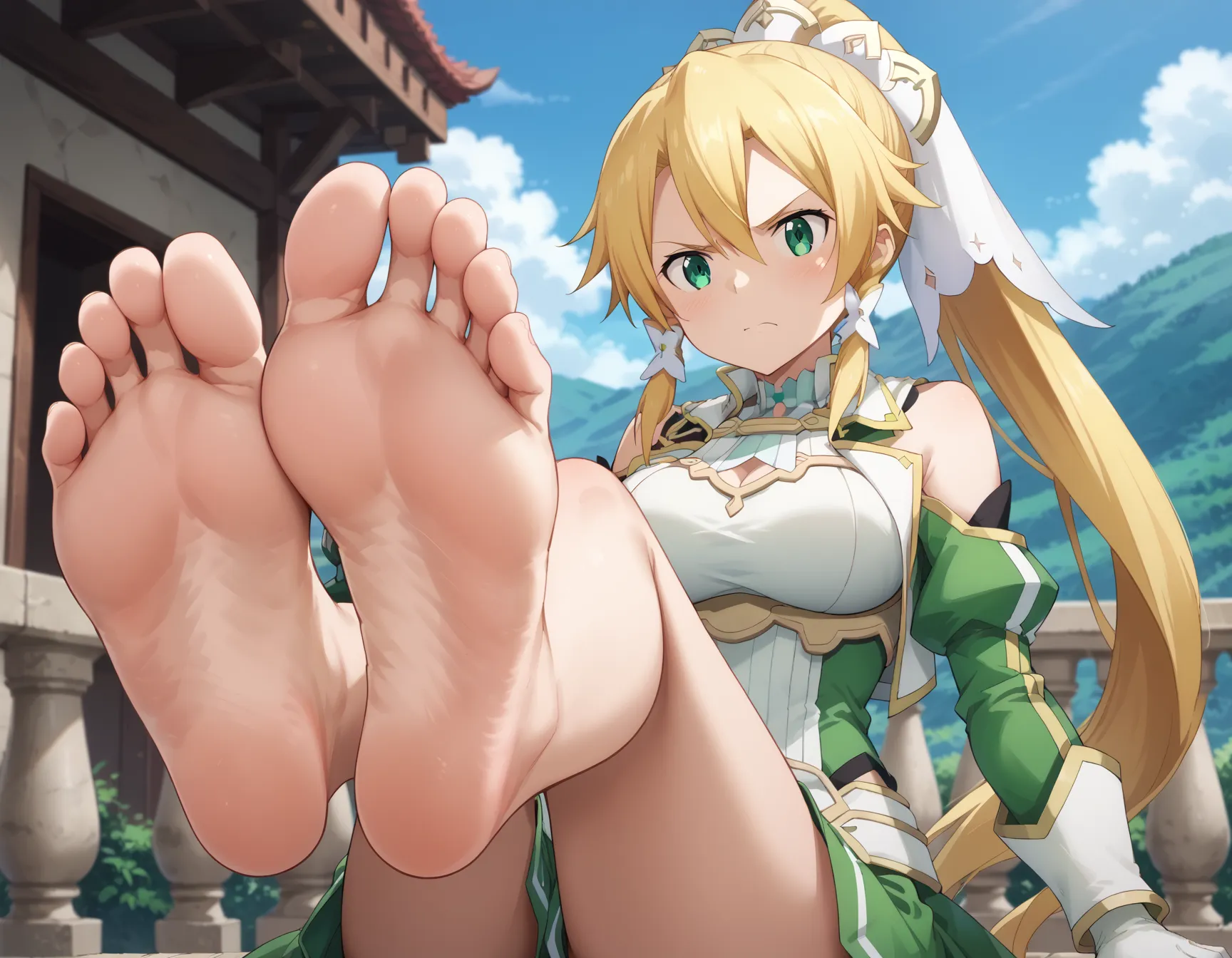 ソードアート・オンラインに登場するリーファちゃんのエロいAI画像432枚！(3ページ目)の33枚目の画像です。