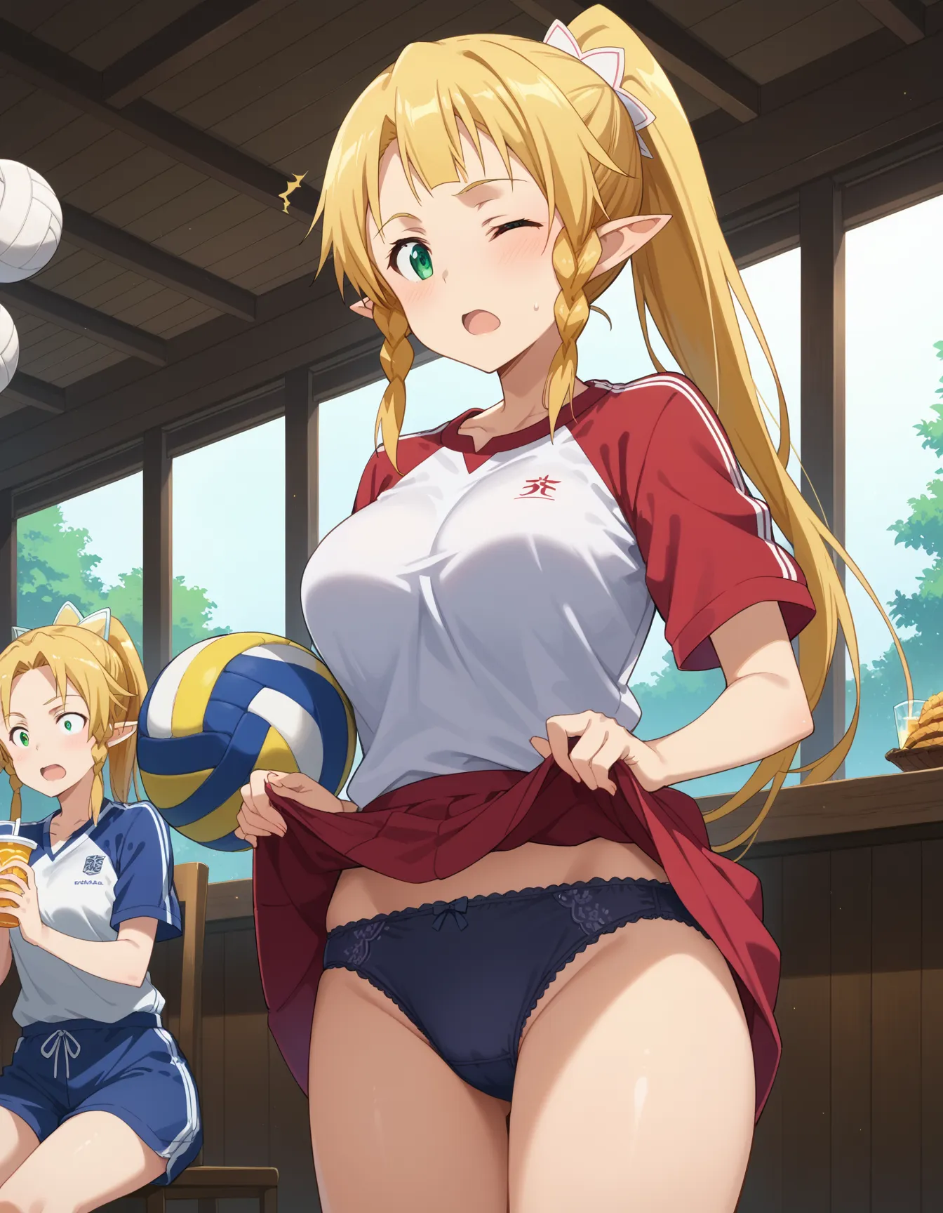 ソードアート・オンラインに登場するリーファちゃんのエロいAI画像432枚！の18枚目の画像です。