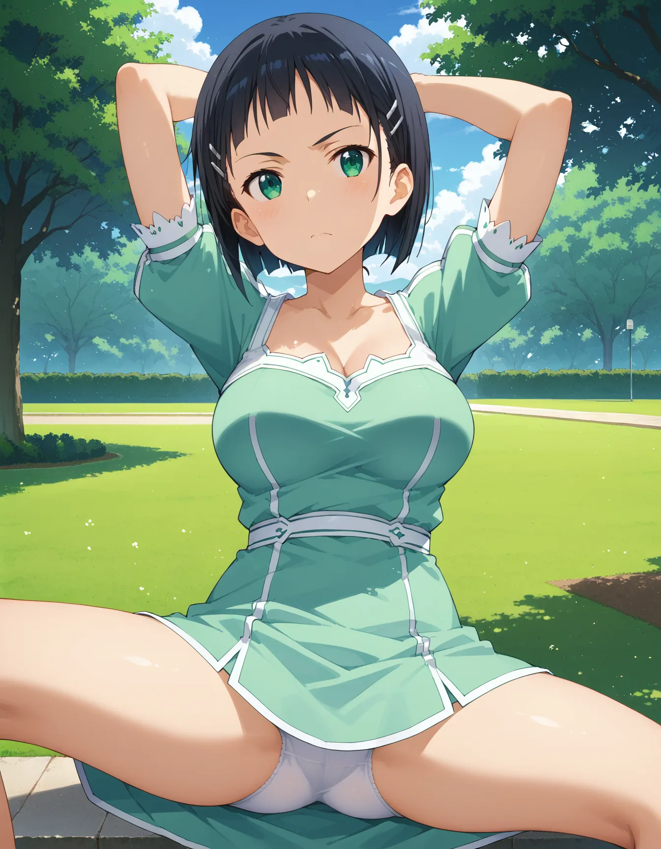 ソードアート・オンラインに登場する桐ヶ谷直葉ちゃんのエロいAI画像400枚！(5ページ目)の29枚目の画像です。
