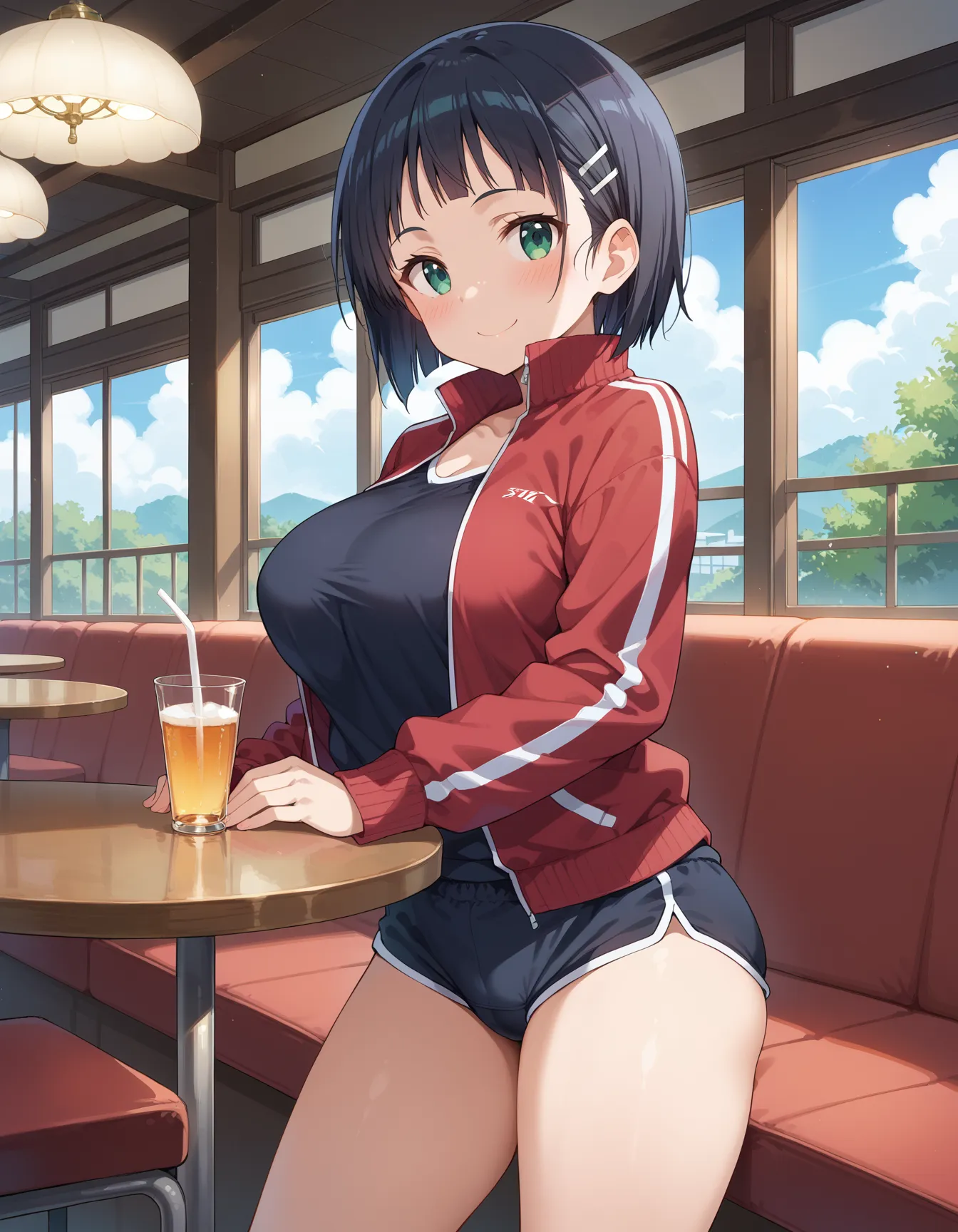 ソードアート・オンラインに登場する桐ヶ谷直葉ちゃんのエロいAI画像400枚！(7ページ目) 1 image