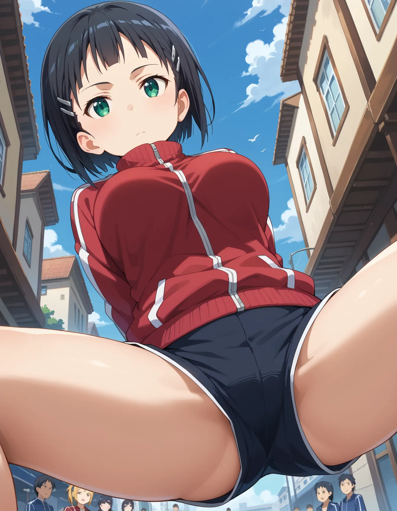 ソードアート・オンラインに登場する桐ヶ谷直葉ちゃんのエロいAI画像400枚！の29枚目の画像です。