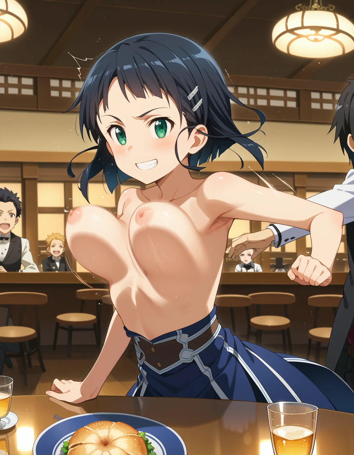 ソードアート・オンラインに登場する桐ヶ谷直葉ちゃんのエロいAI画像400枚！(7ページ目) 34 image