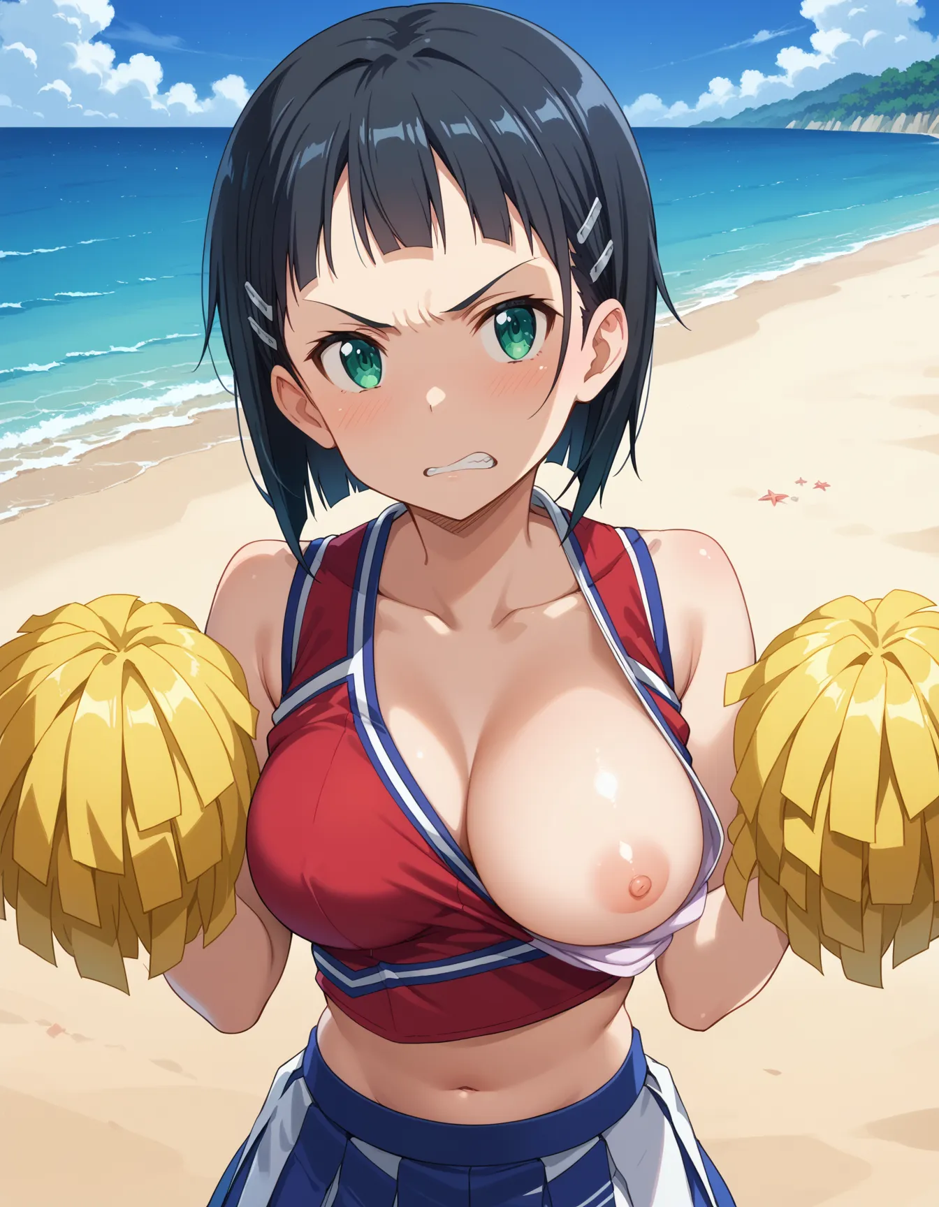 ソードアート・オンラインに登場する桐ヶ谷直葉ちゃんのエロいAI画像400枚！の6枚目の画像です。