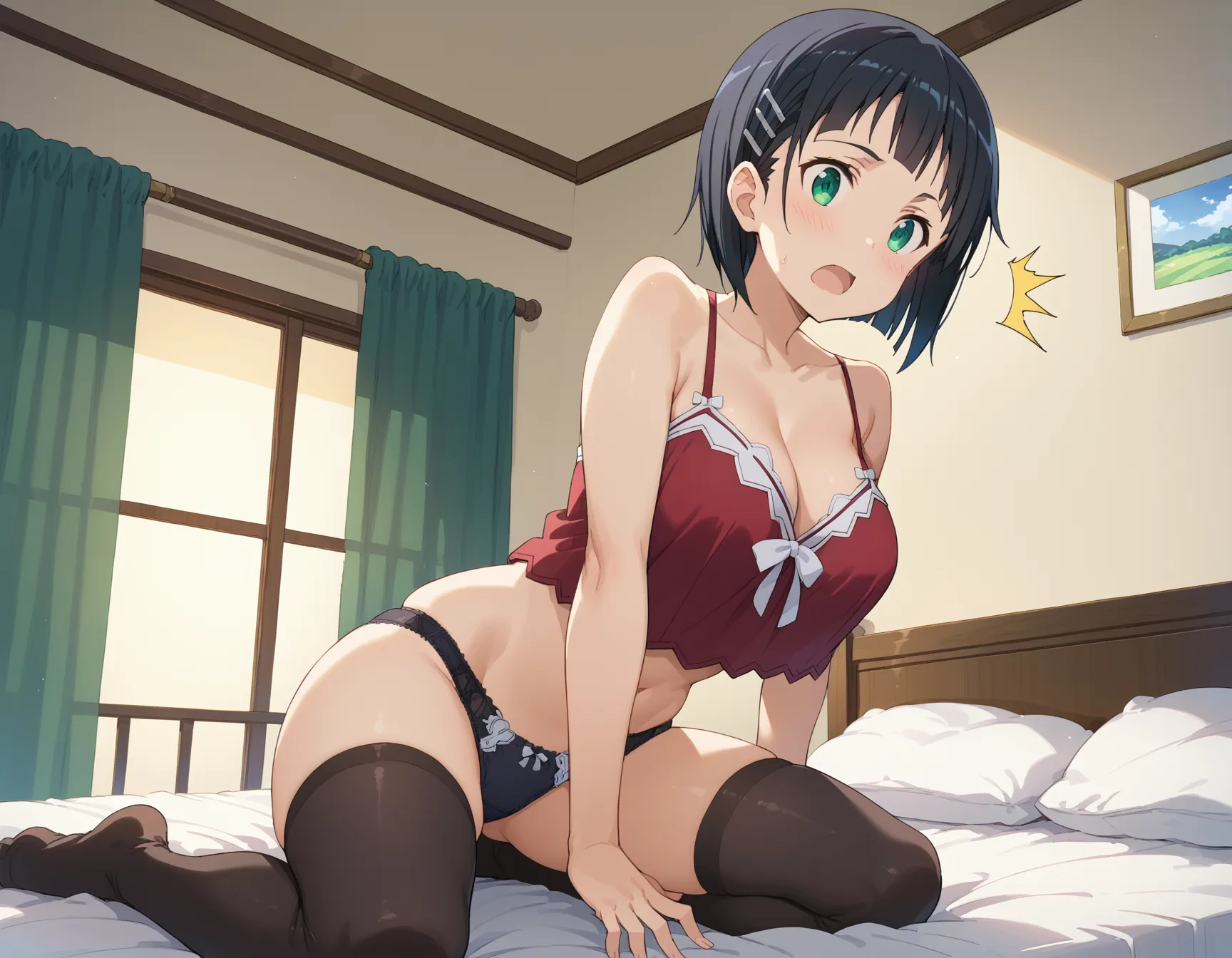ソードアート・オンラインに登場する桐ヶ谷直葉ちゃんのエロいAI画像400枚！(2ページ目)の23枚目の画像です。