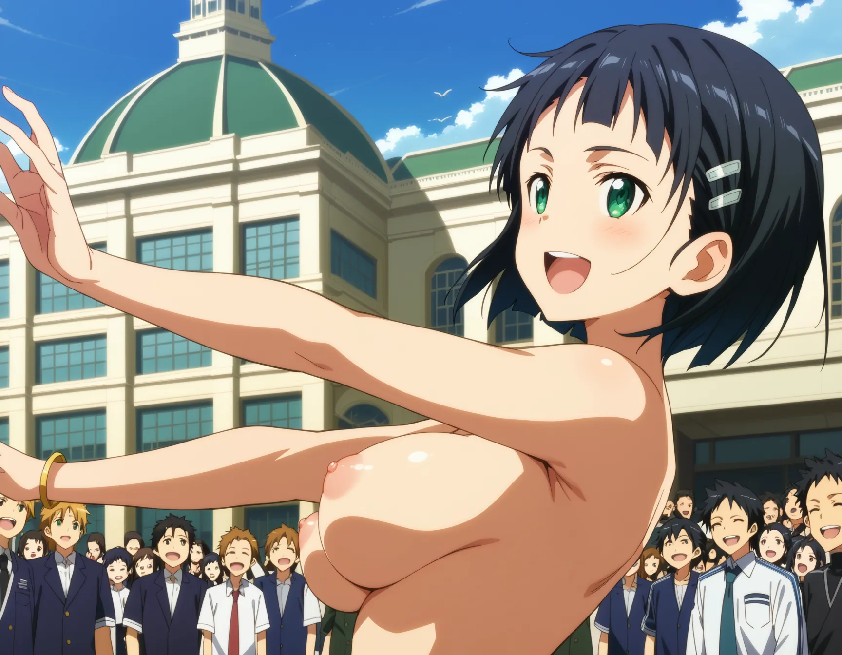 ソードアート・オンラインに登場する桐ヶ谷直葉ちゃんのエロいAI画像400枚！の11枚目の画像です。