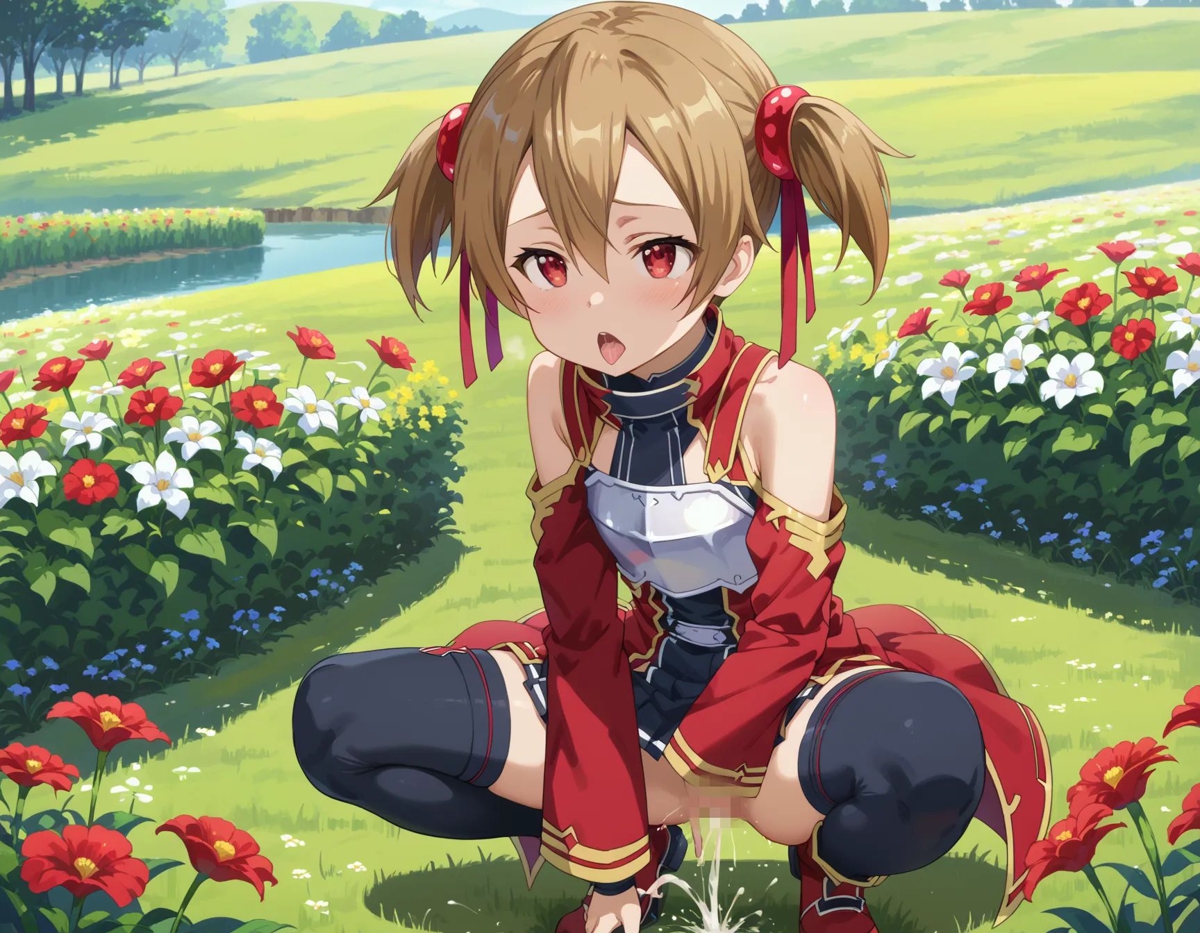 ソードアート・オンラインに登場するシリカ(綾野珪子)ちゃんのエロいAI画像420枚！(6ページ目)の13枚目の画像です。