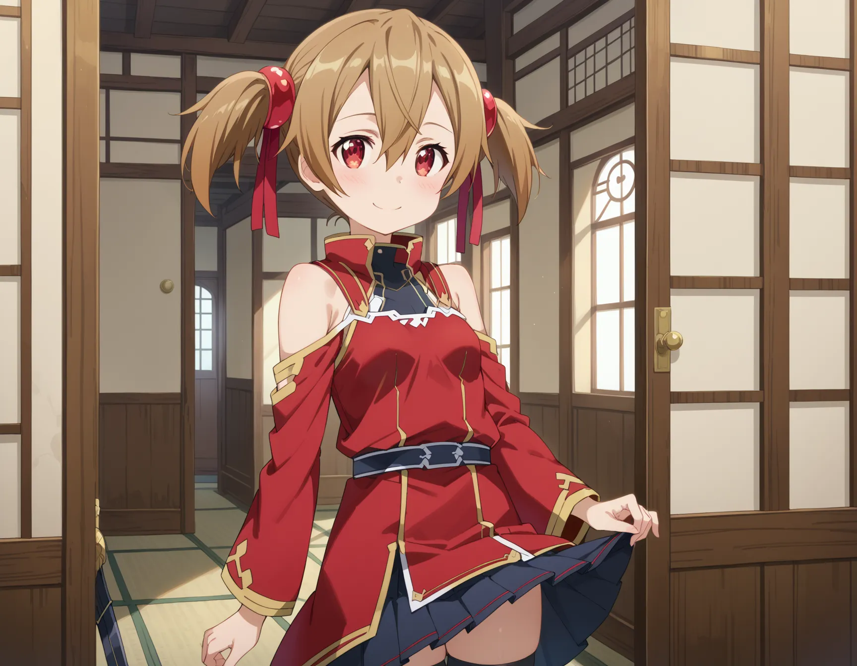 ソードアート・オンラインに登場するシリカ(綾野珪子)ちゃんのエロいAI画像420枚！の18枚目の画像です。