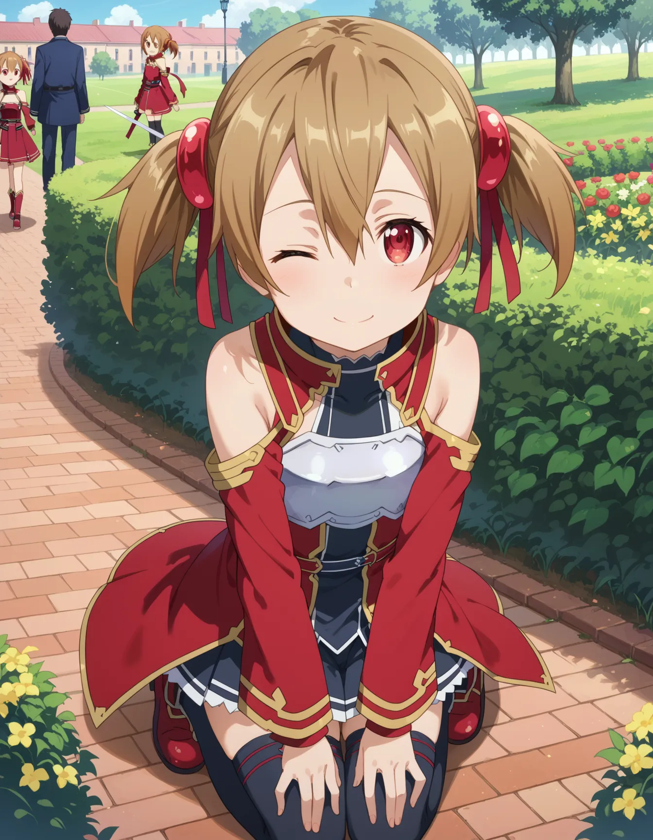 ソードアート・オンラインに登場するシリカ(綾野珪子)ちゃんのエロいAI画像420枚！(7ページ目)の11枚目の画像です。