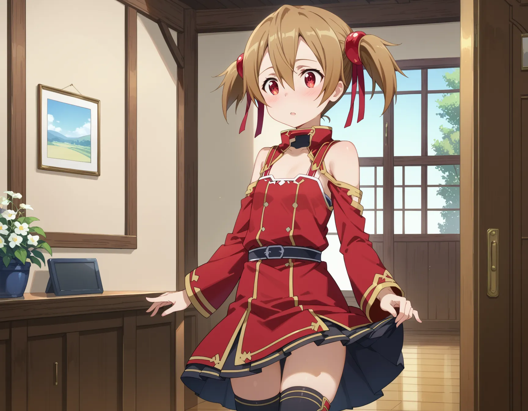 ソードアート・オンラインに登場するシリカ(綾野珪子)ちゃんのエロいAI画像420枚！(7ページ目)の18枚目の画像です。