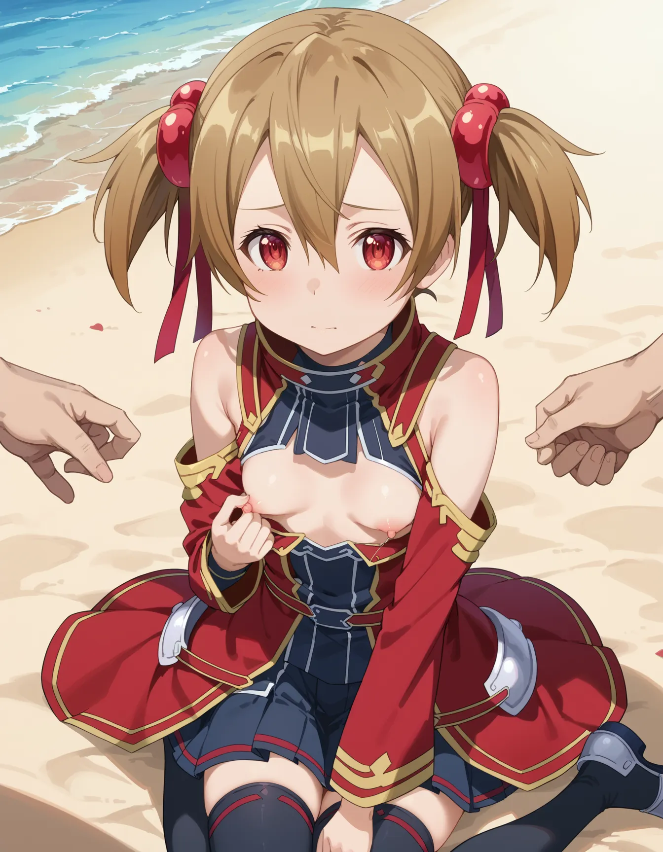 ソードアート・オンラインに登場するシリカ(綾野珪子)ちゃんのエロいAI画像420枚！(7ページ目)の29枚目の画像です。