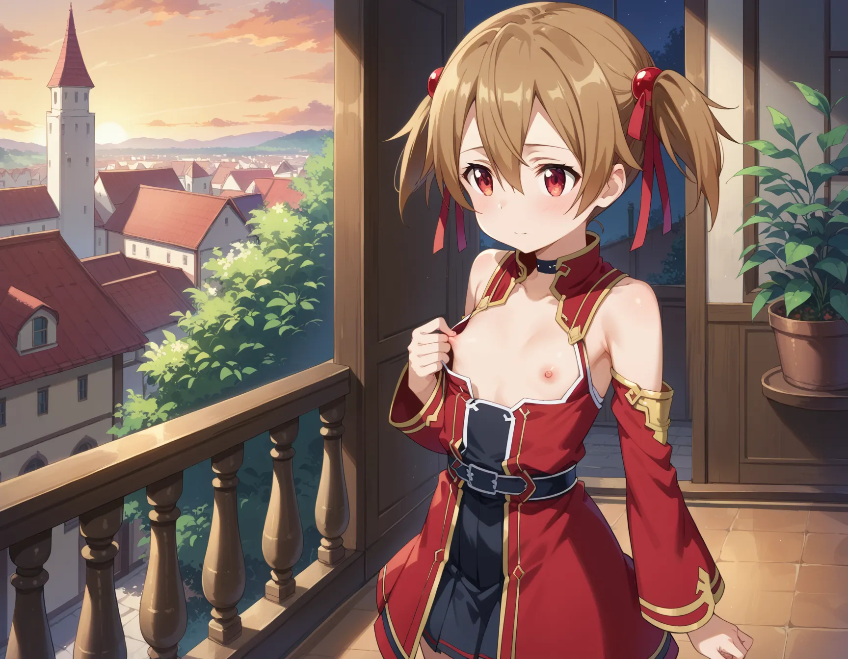 ソードアート・オンラインに登場するシリカ(綾野珪子)ちゃんのエロいAI画像420枚！(7ページ目)の37枚目の画像です。