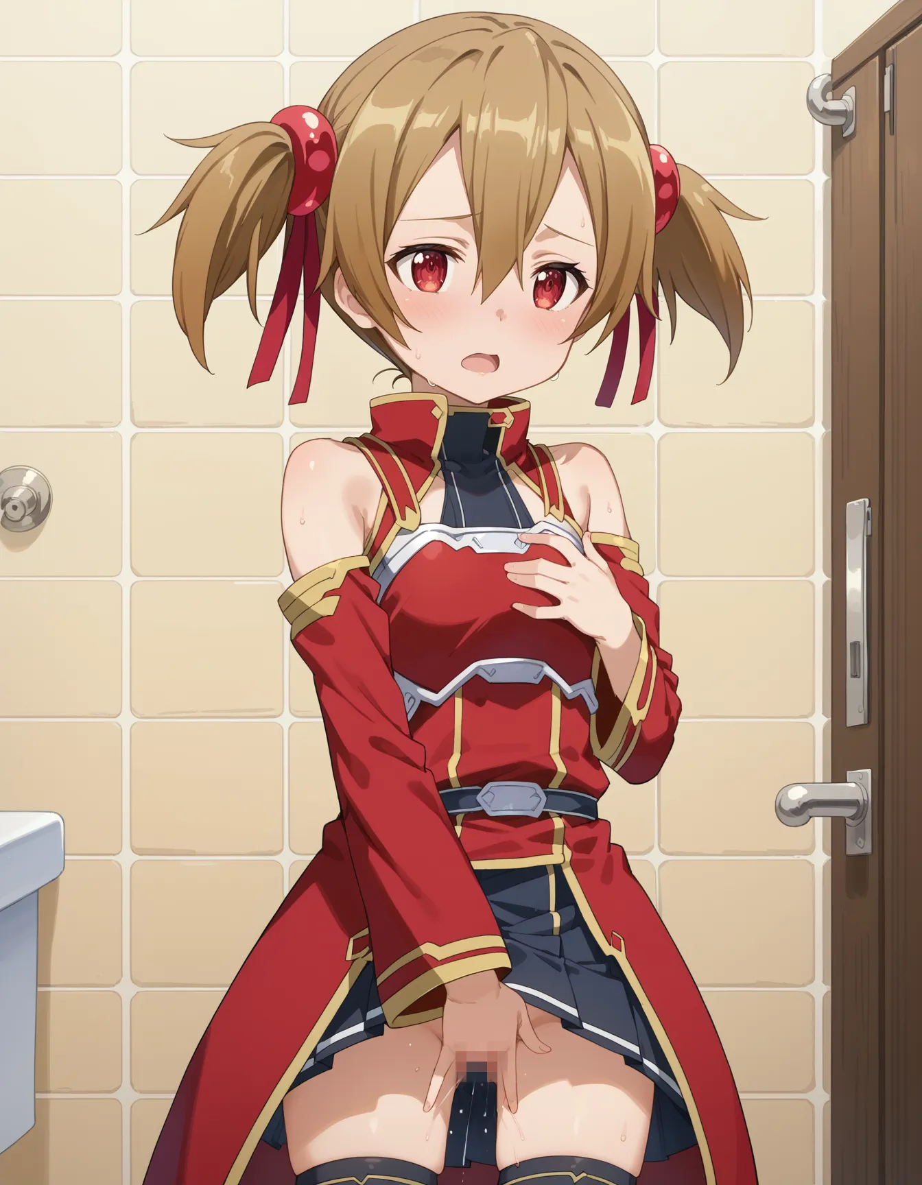 ソードアート・オンラインに登場するシリカ(綾野珪子)ちゃんのエロいAI画像420枚！(8ページ目)の21枚目の画像です。