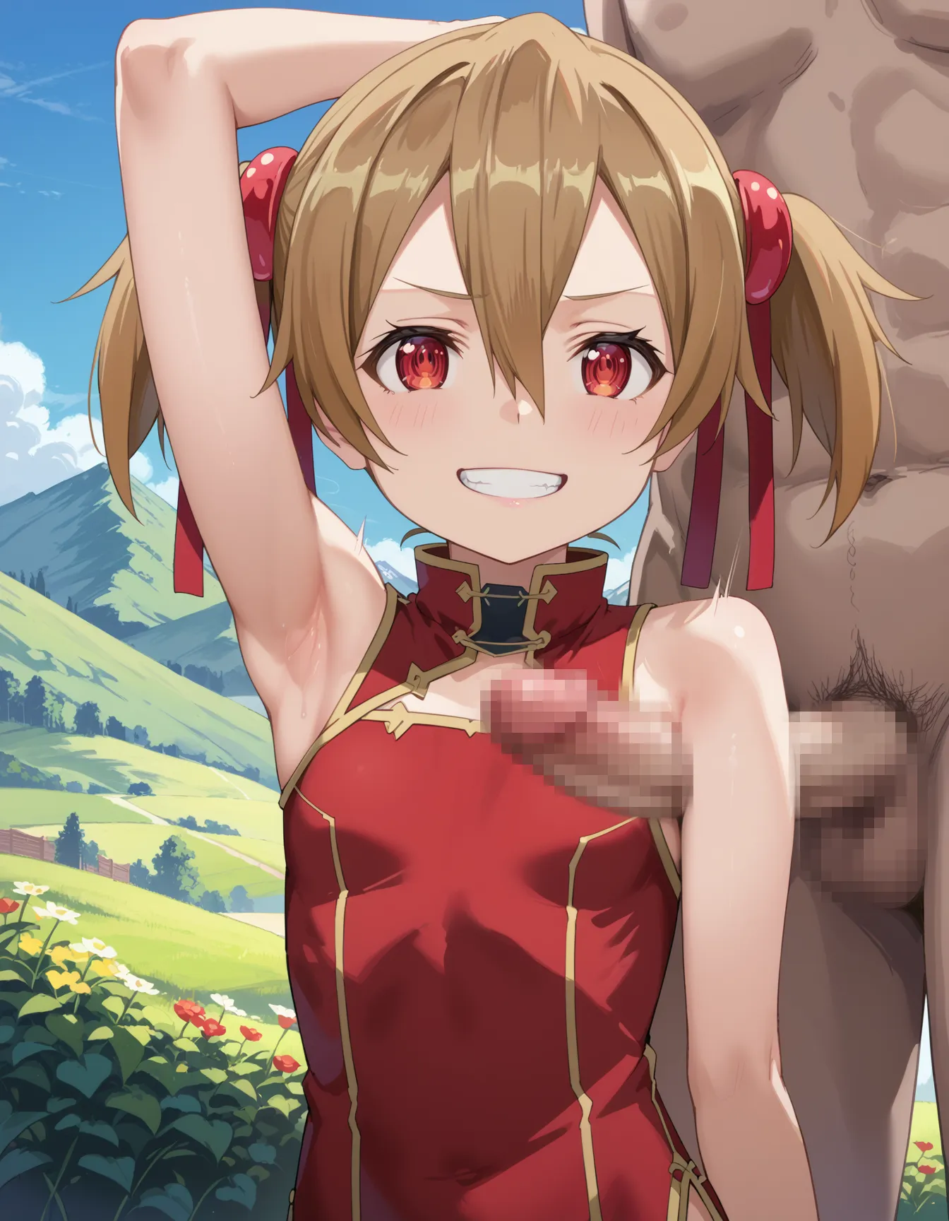 ソードアート・オンラインに登場するシリカ(綾野珪子)ちゃんのエロいAI画像420枚！(8ページ目)の37枚目の画像です。