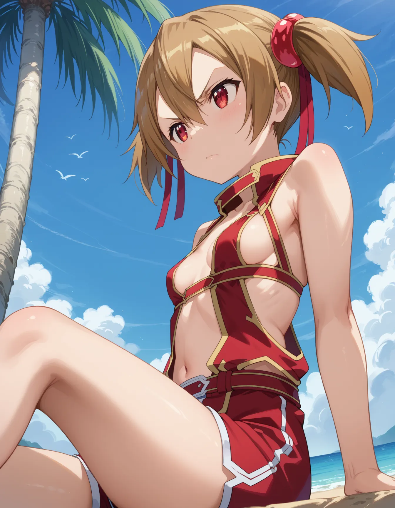 ソードアート・オンラインに登場するシリカ(綾野珪子)ちゃんのエロいAI画像420枚！(9ページ目)の9枚目の画像です。